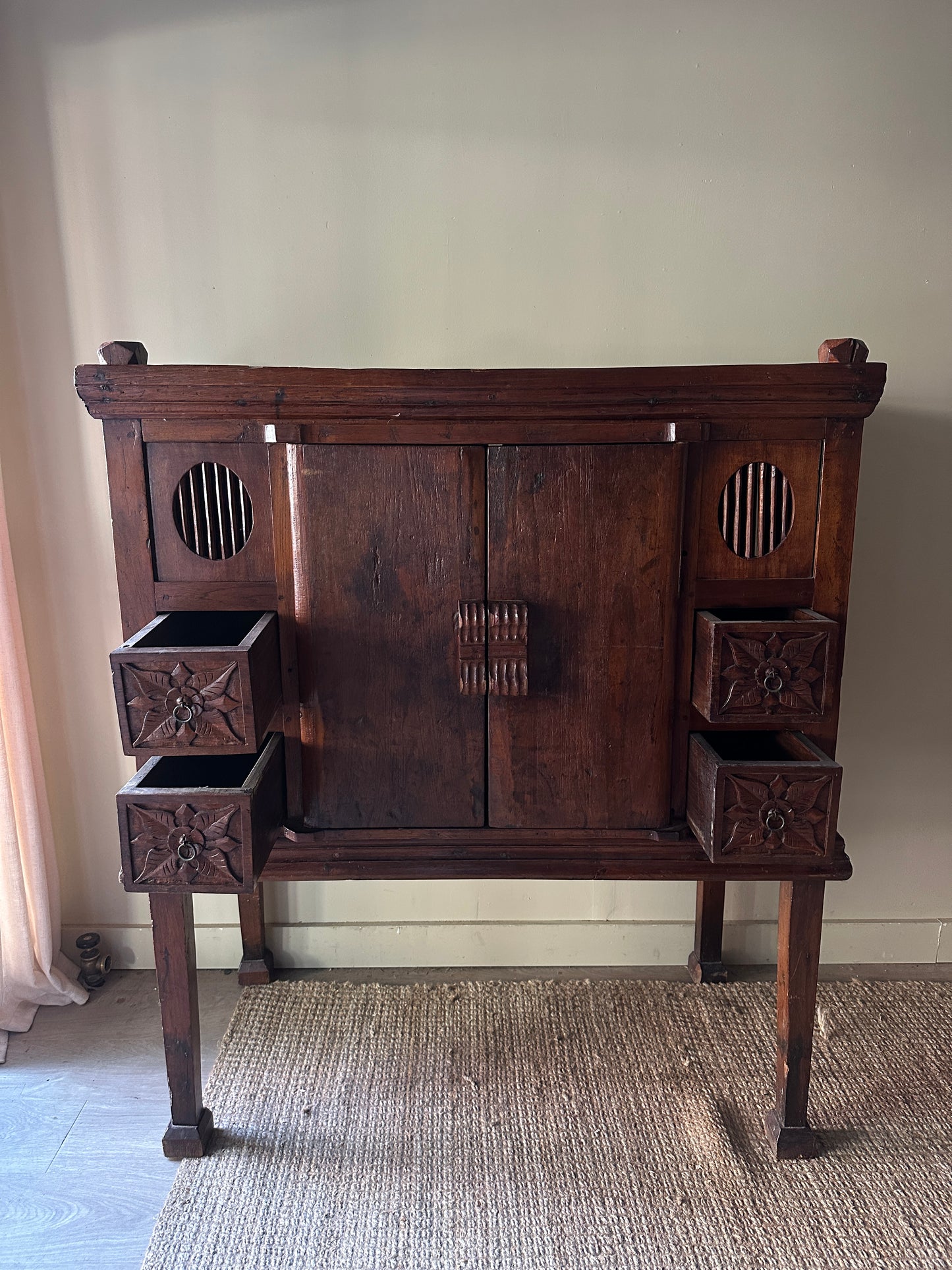 Large Carved Console
