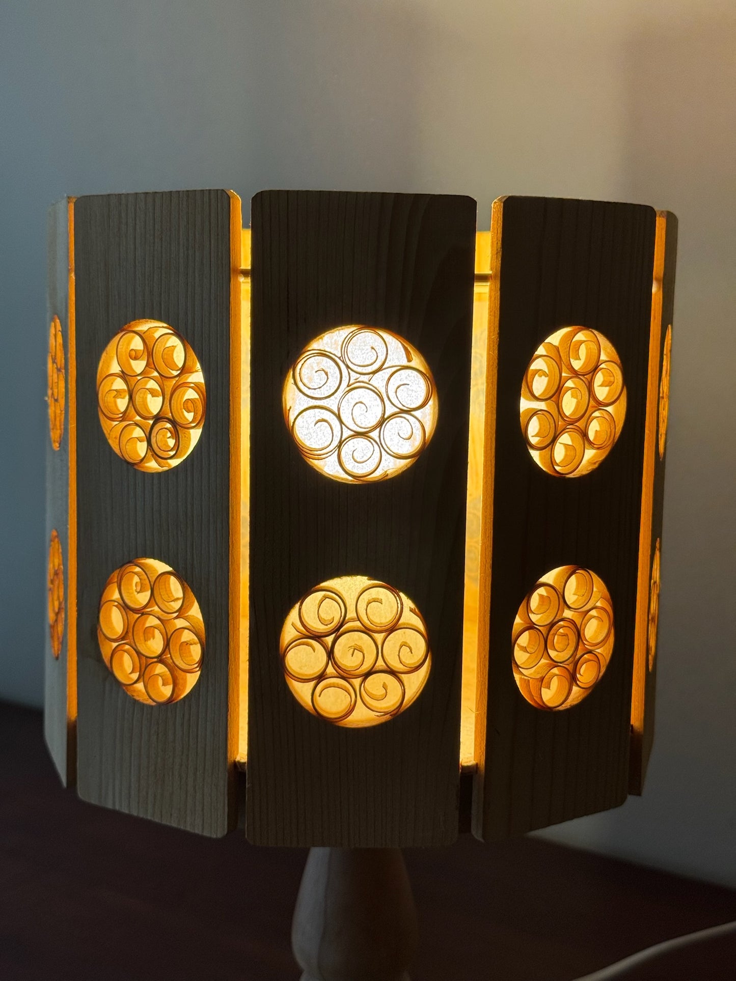 Swedish pine table lamp