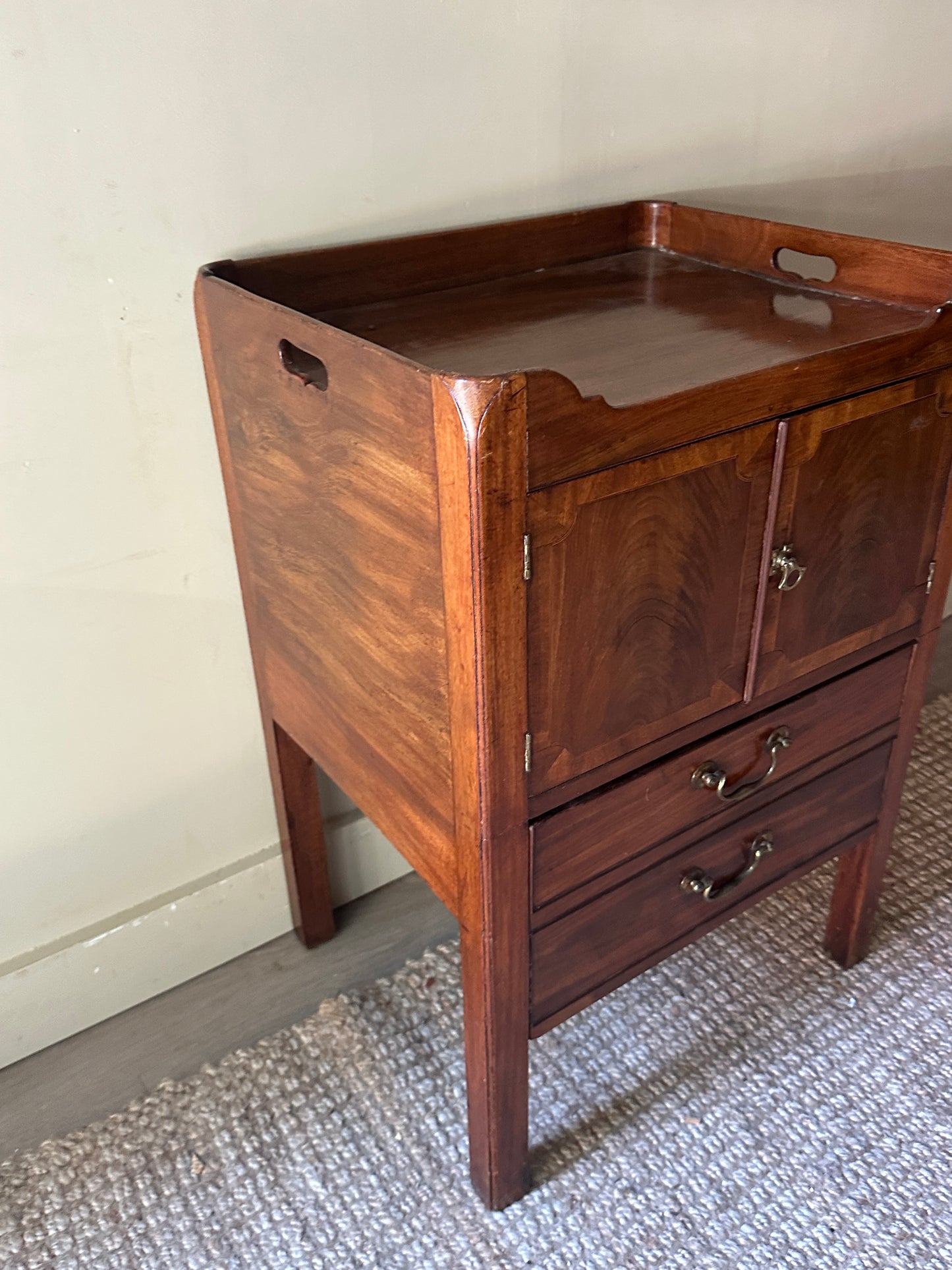 Walnut side table