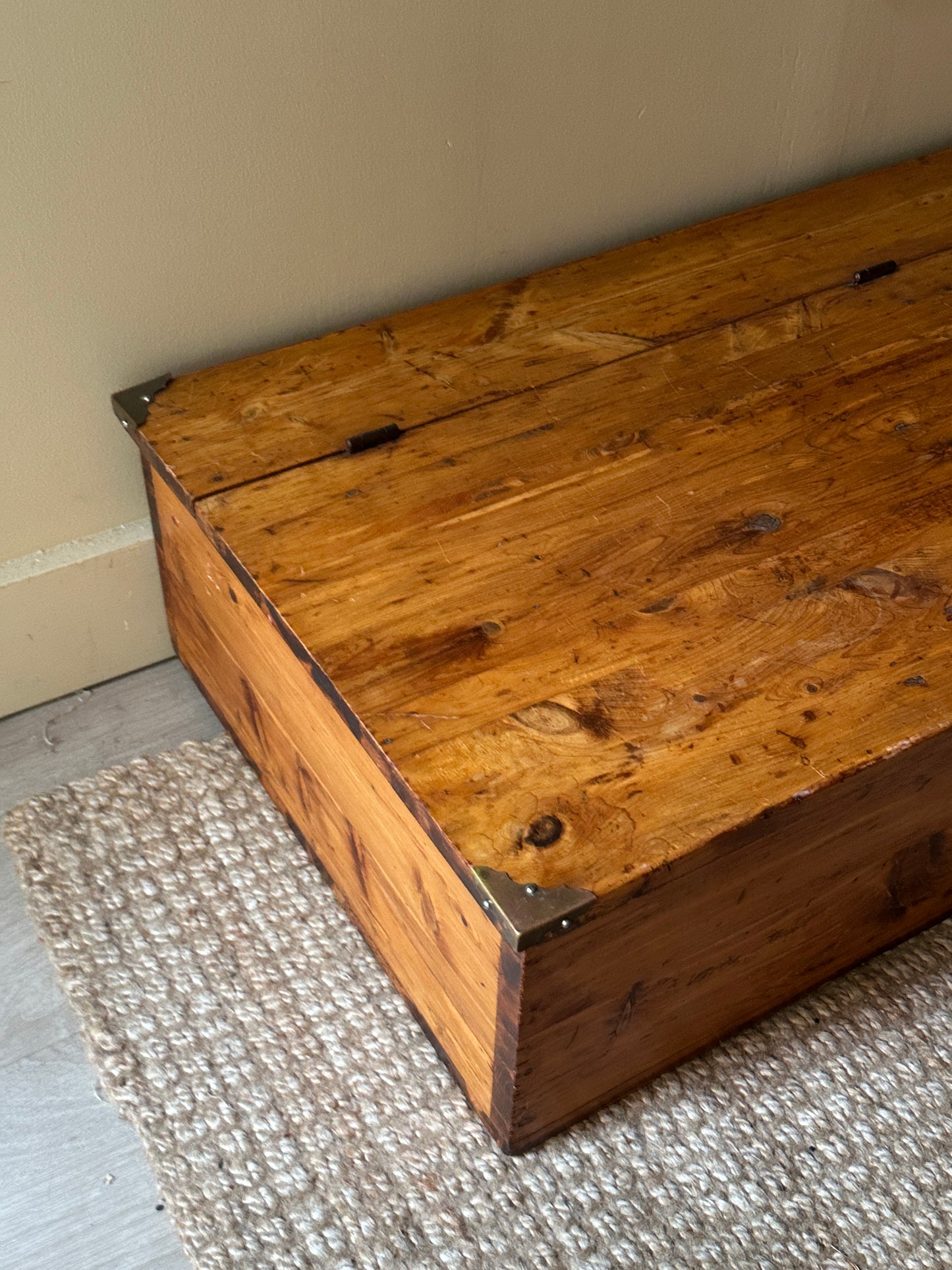 Pine and cedar low chest