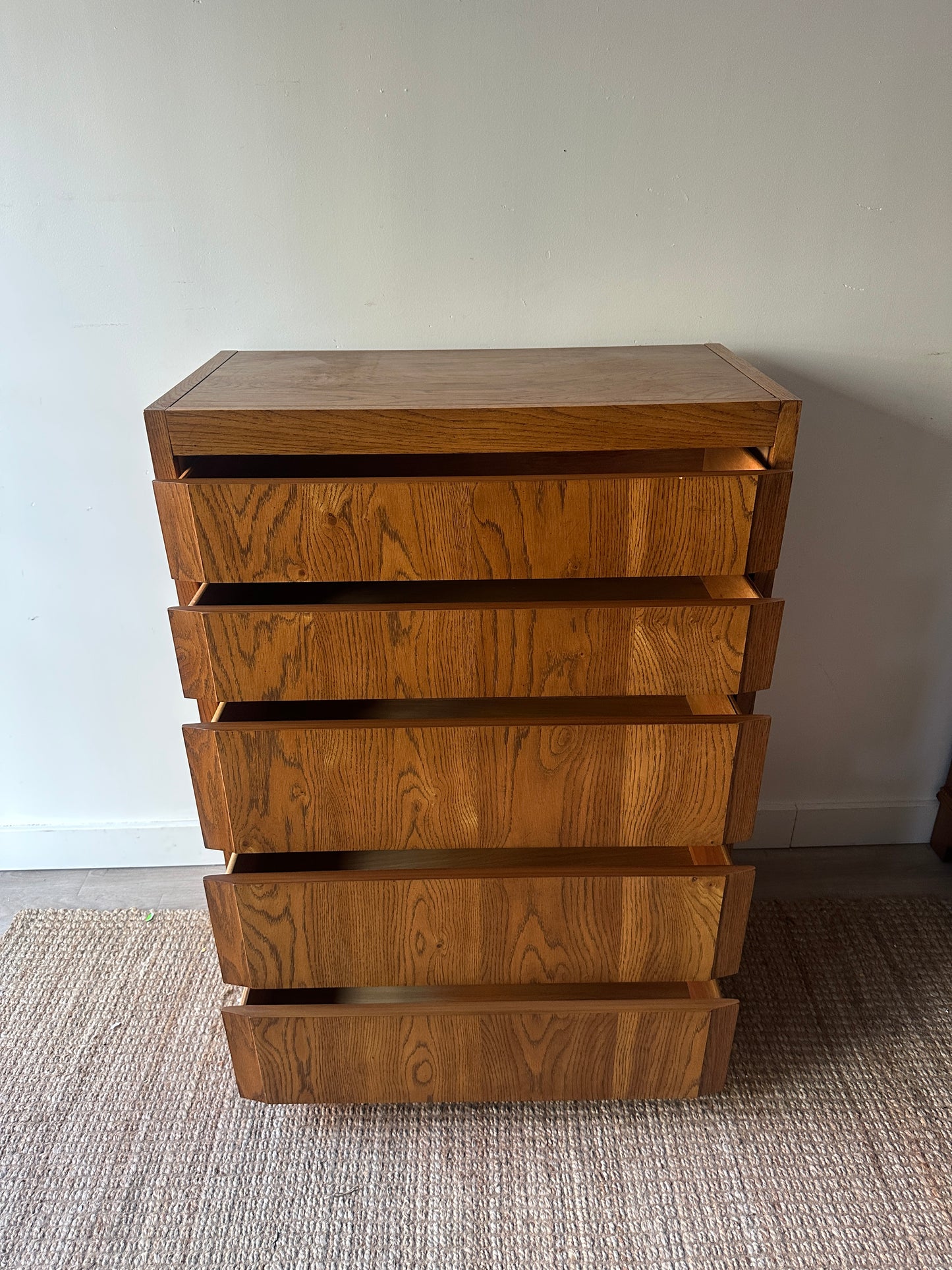 Oak tallboy
