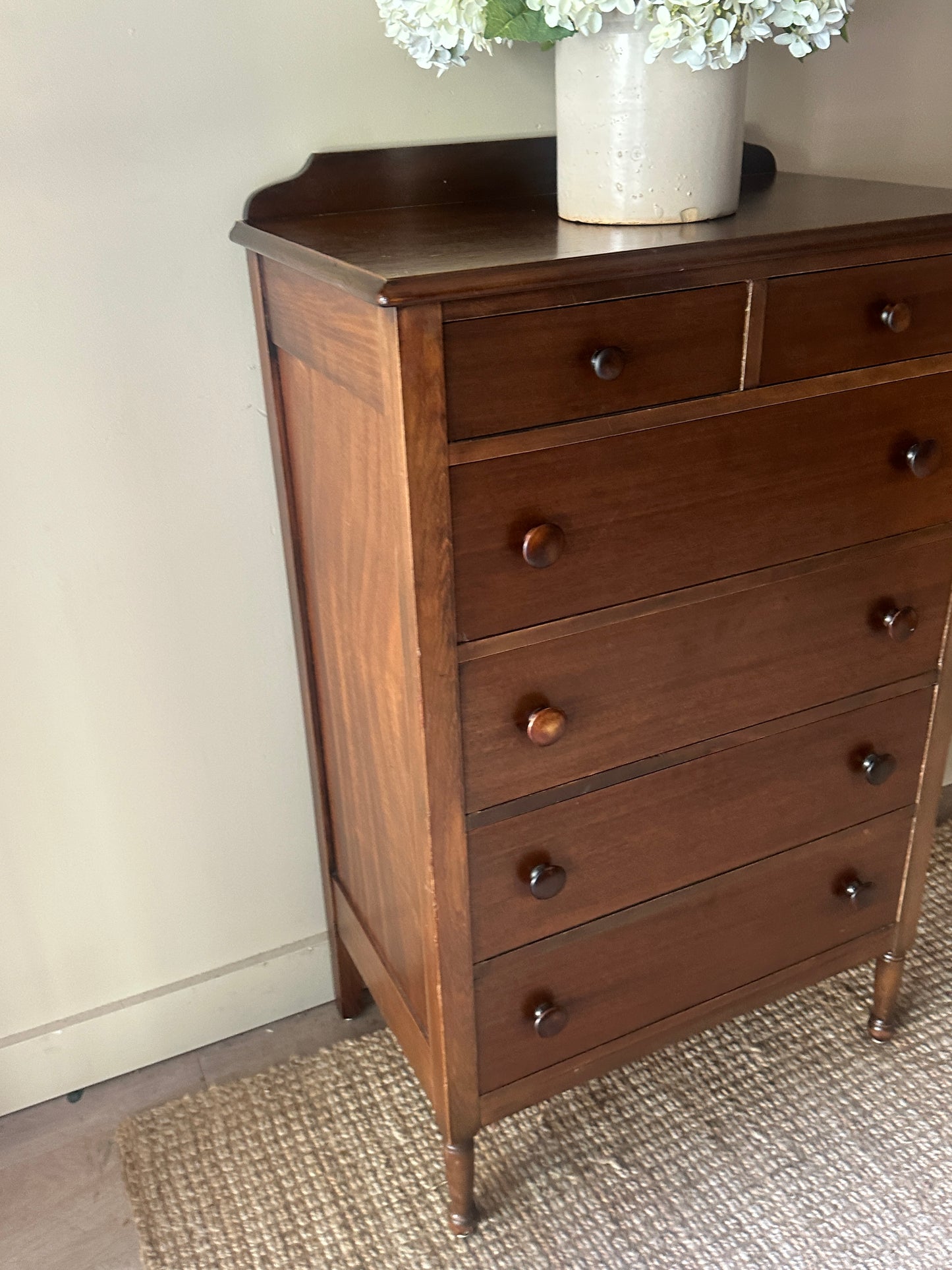 Walnut depression dresser