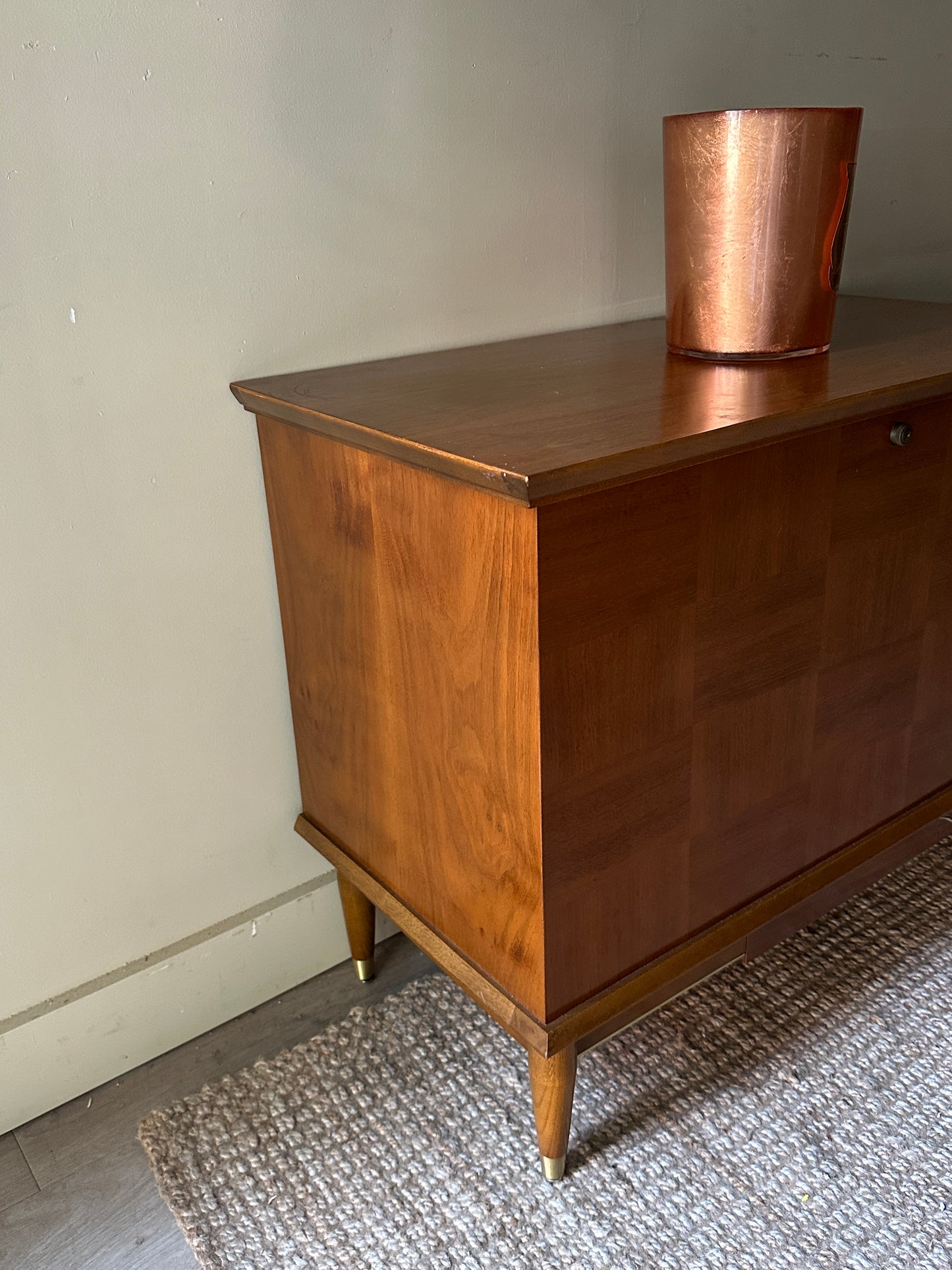 Walnut credenza with cedar lined trunk