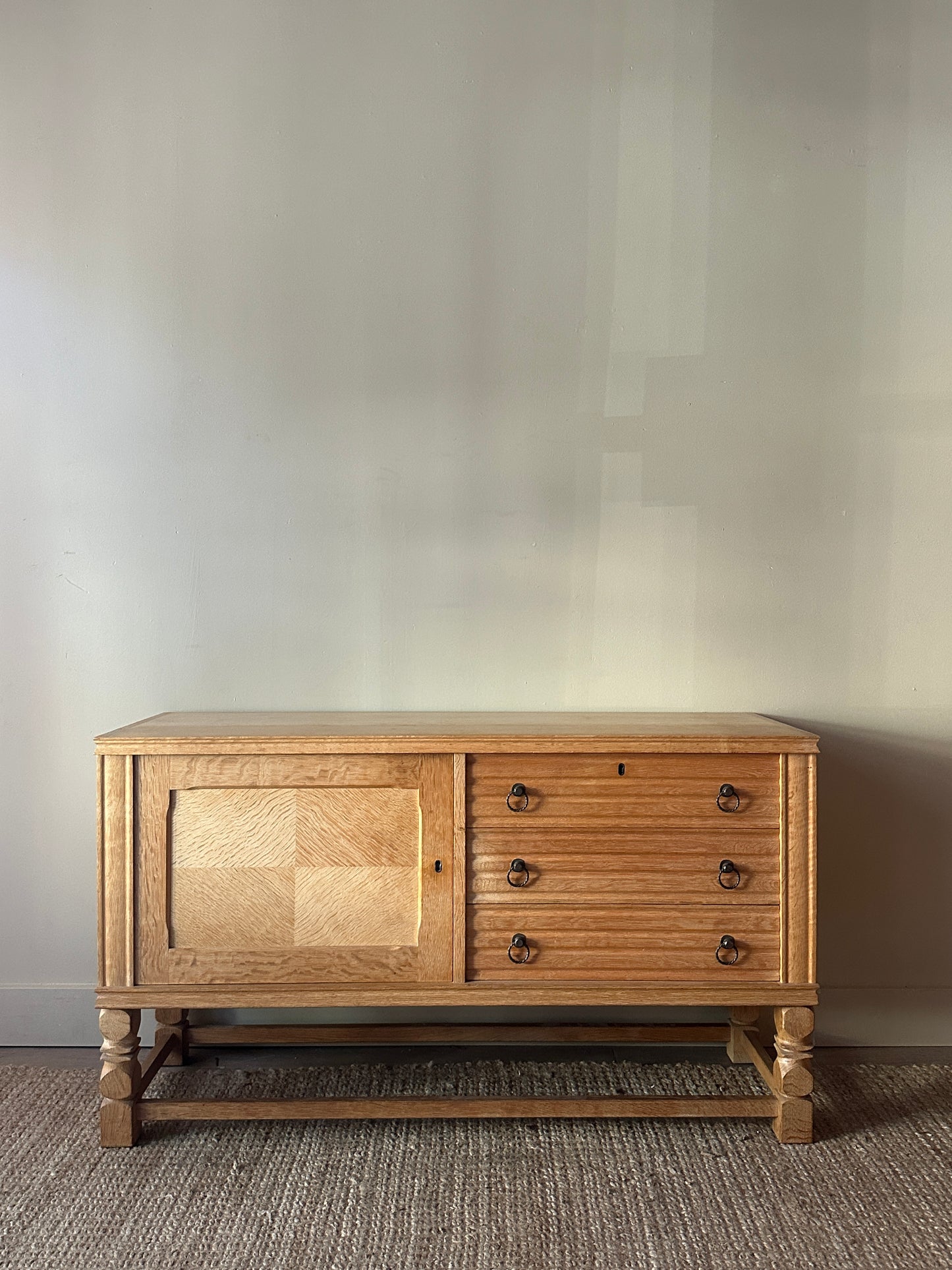 Danish white oak cabinet