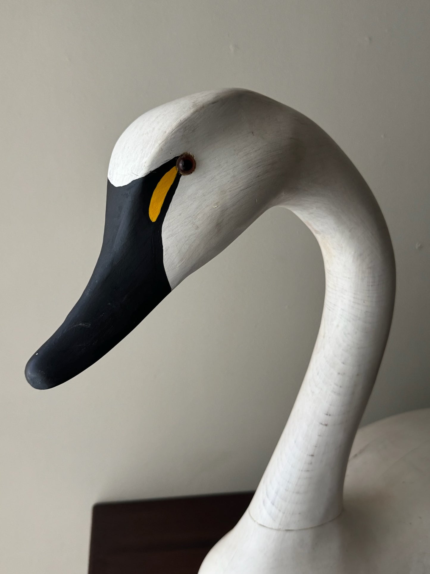 Eastern Shore carved swan decoy