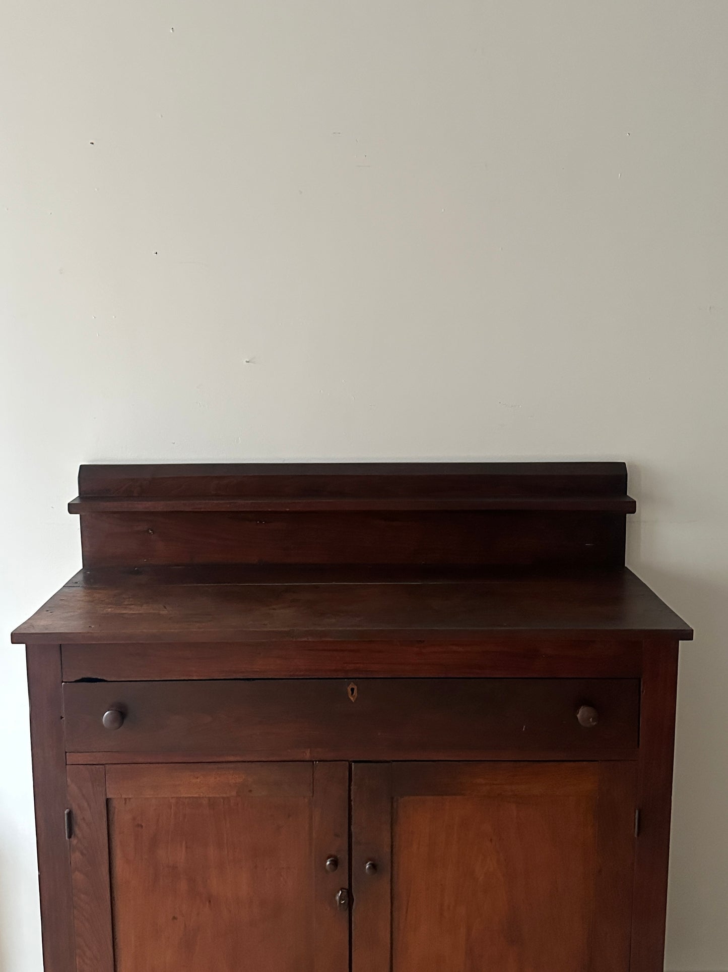 Walnut farmhouse pie safe