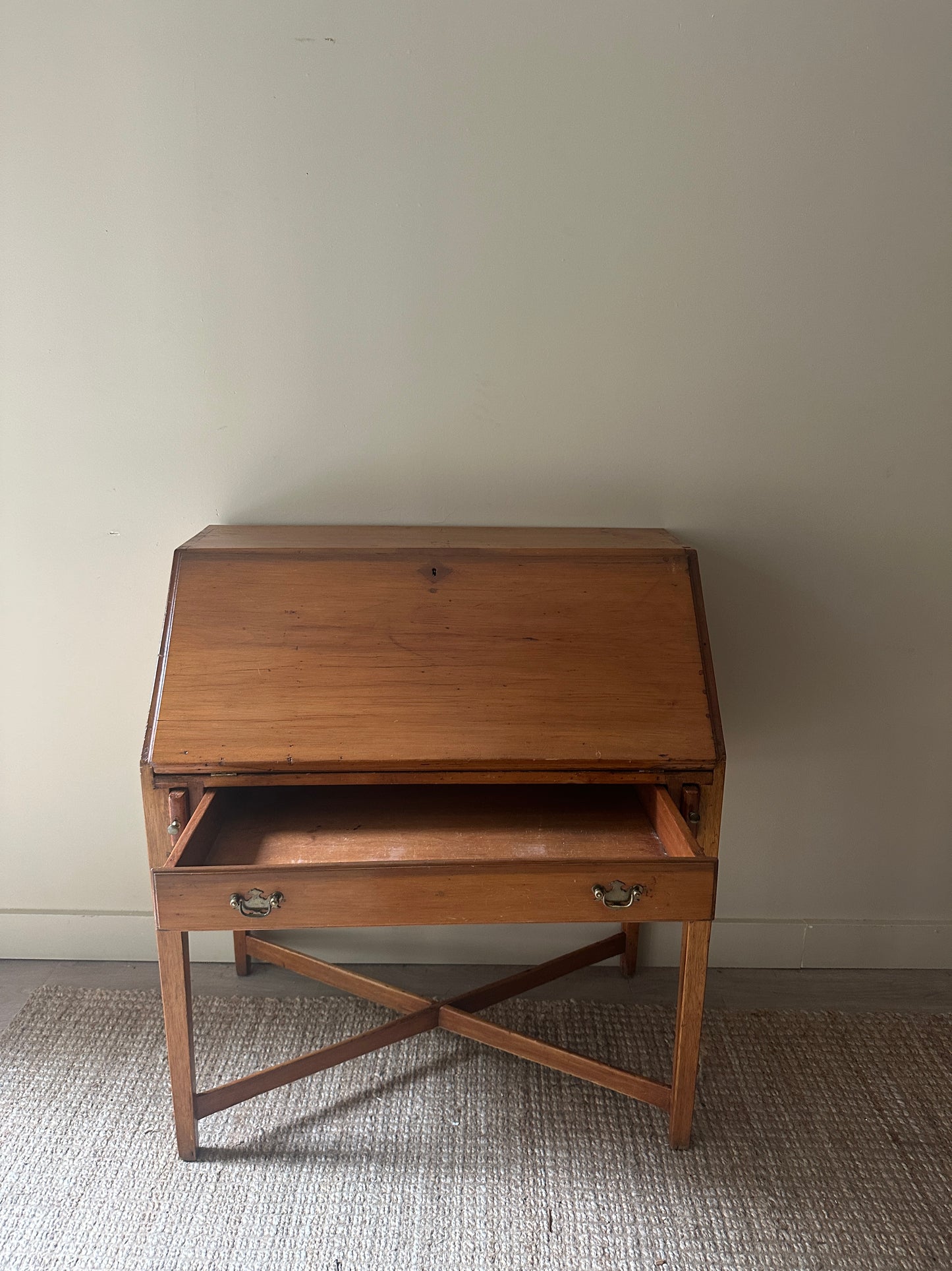 Pine secretary desk