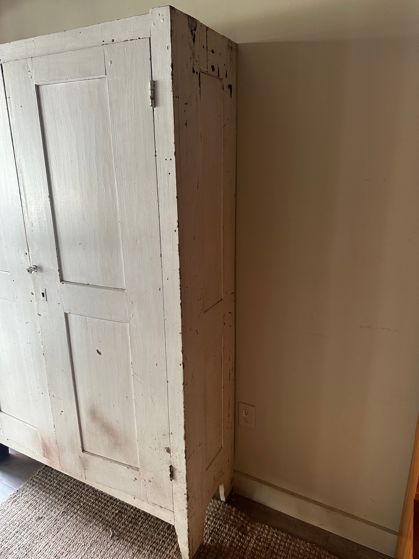 White painted cupboard