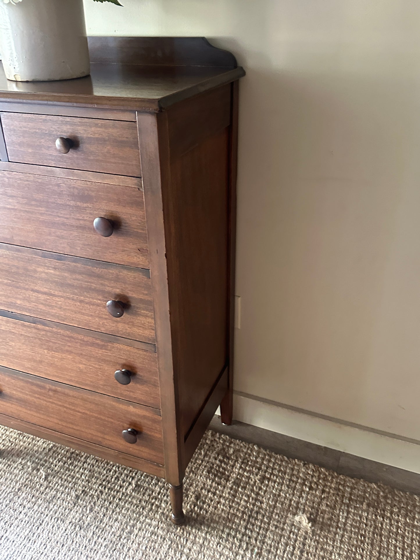 Walnut depression dresser