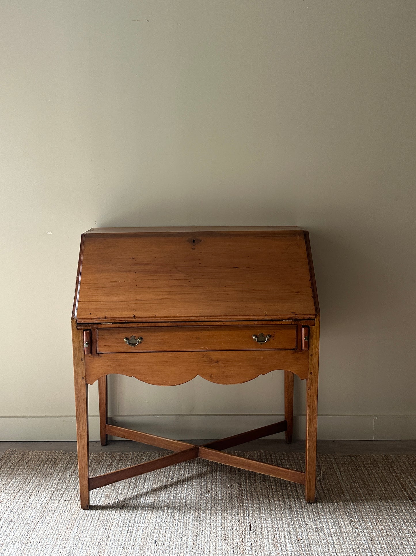 Pine secretary desk
