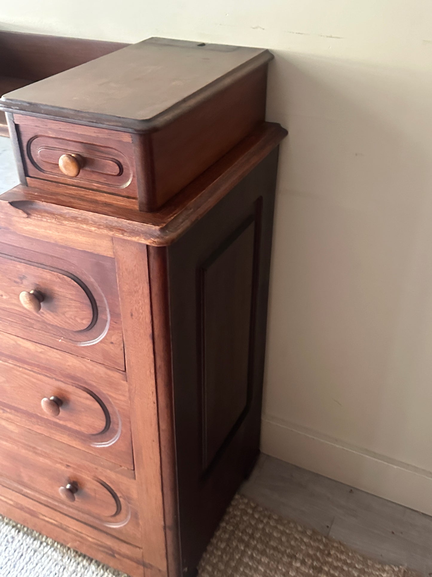 Marble top dresser