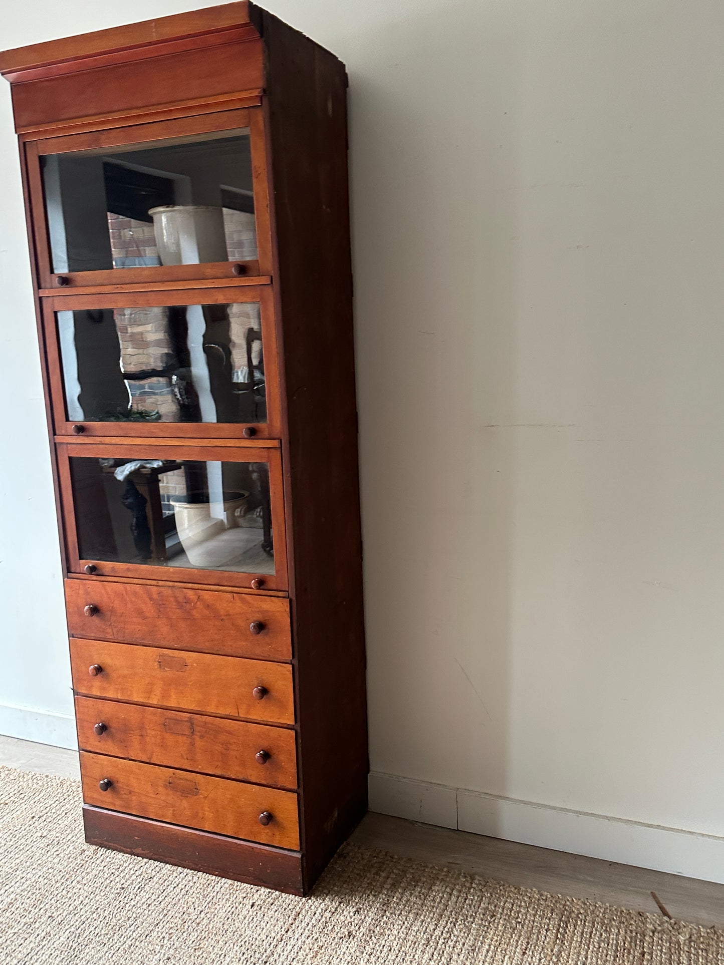 Maple barrister bookcase