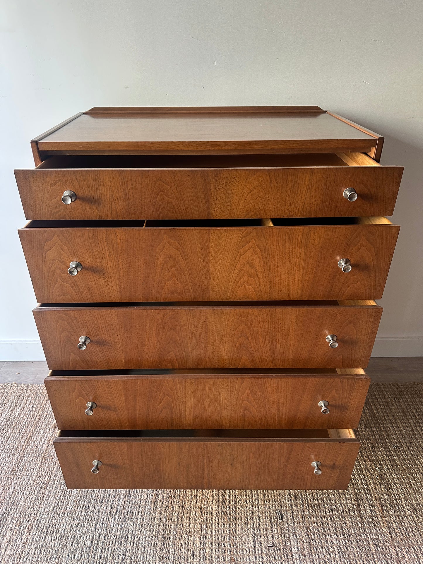 Walnut tallboy