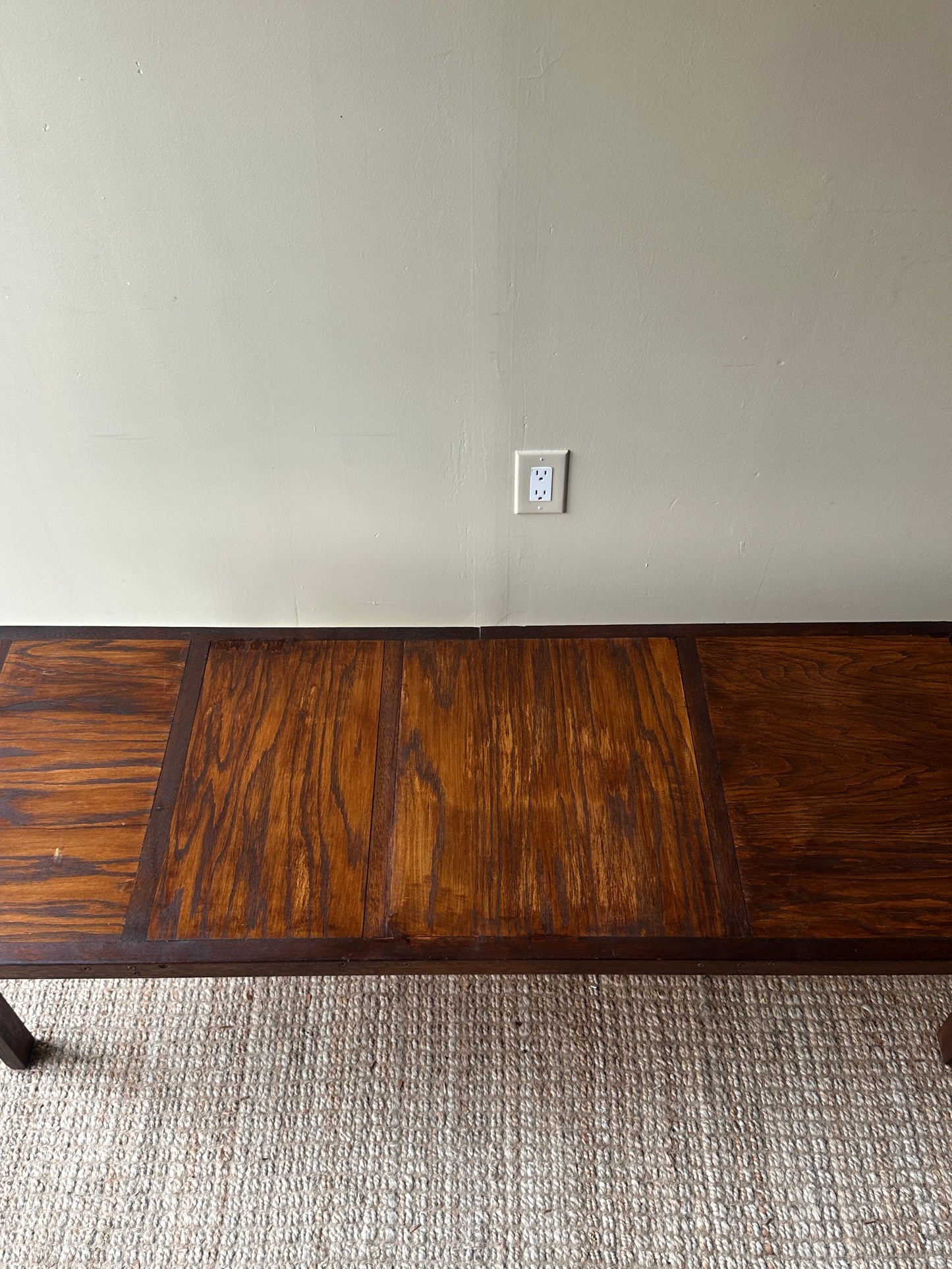 Walnut coffee table