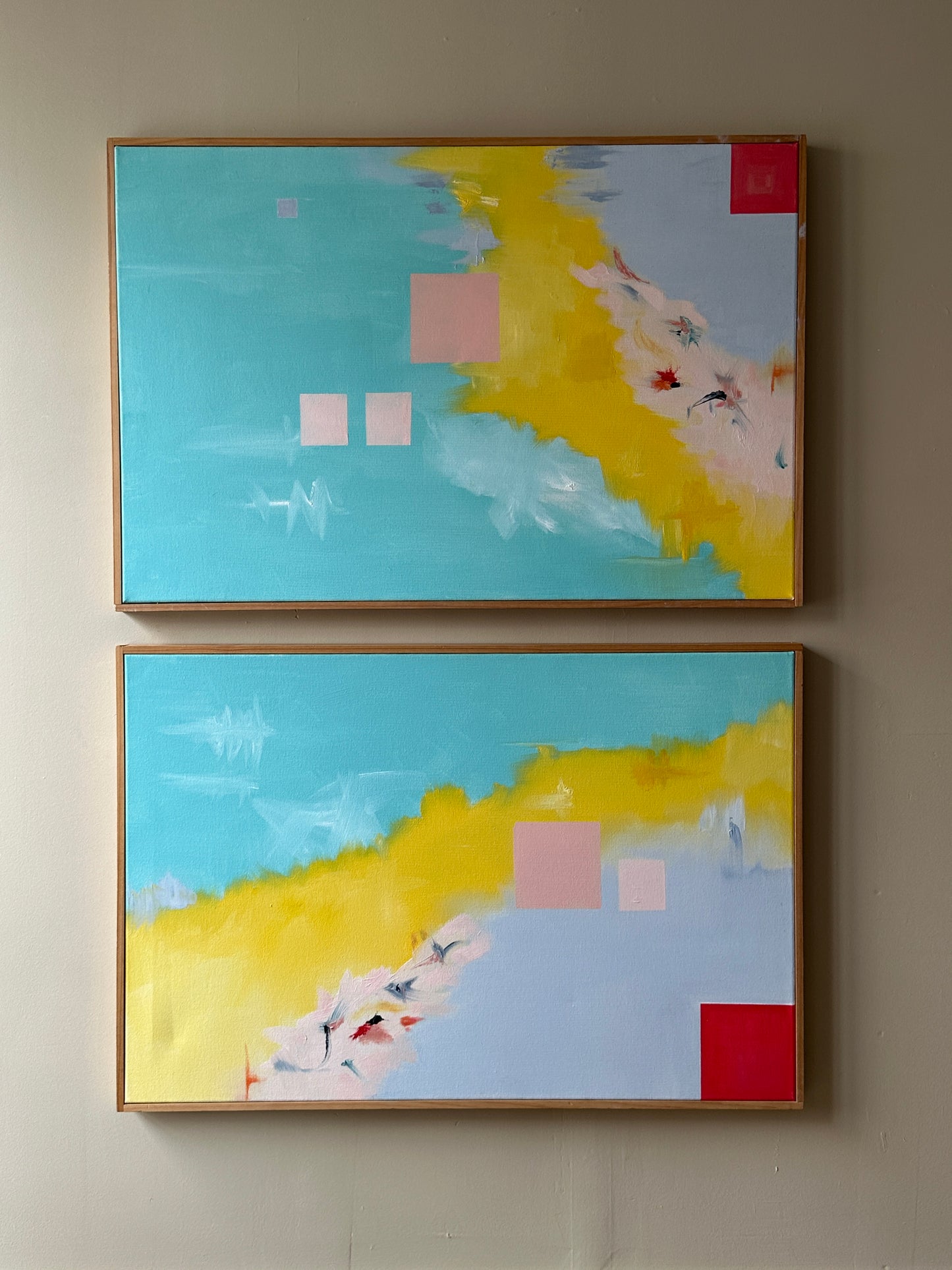 “Gemini II” painting by S. Klein
