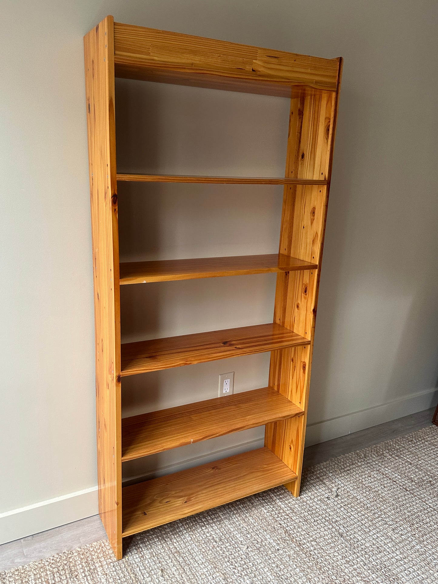 Pine bookshelf