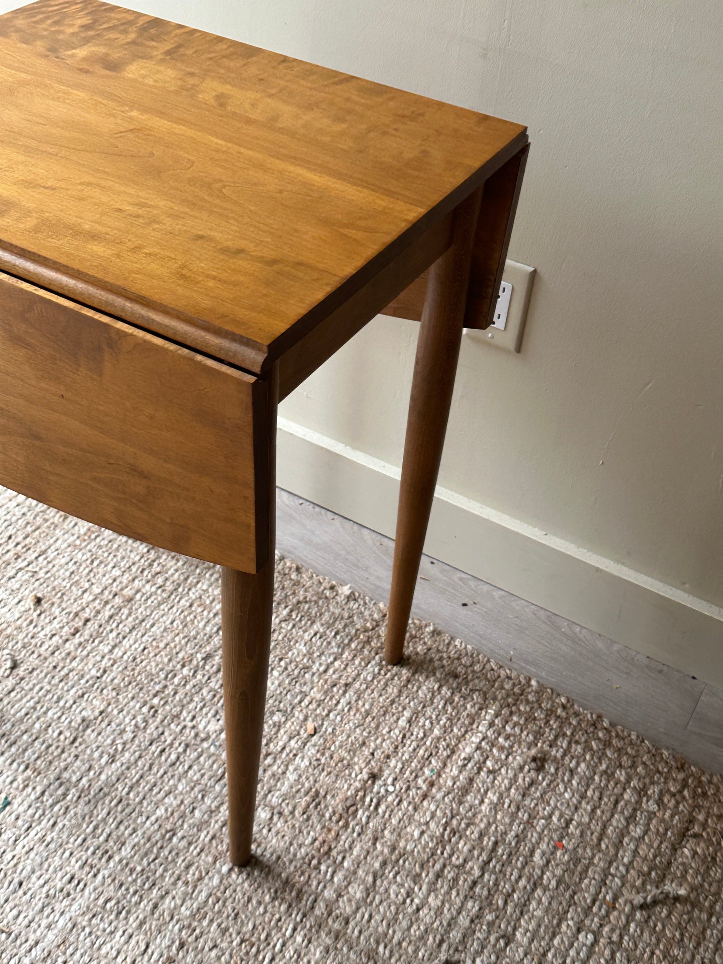 Walnut drop leaf