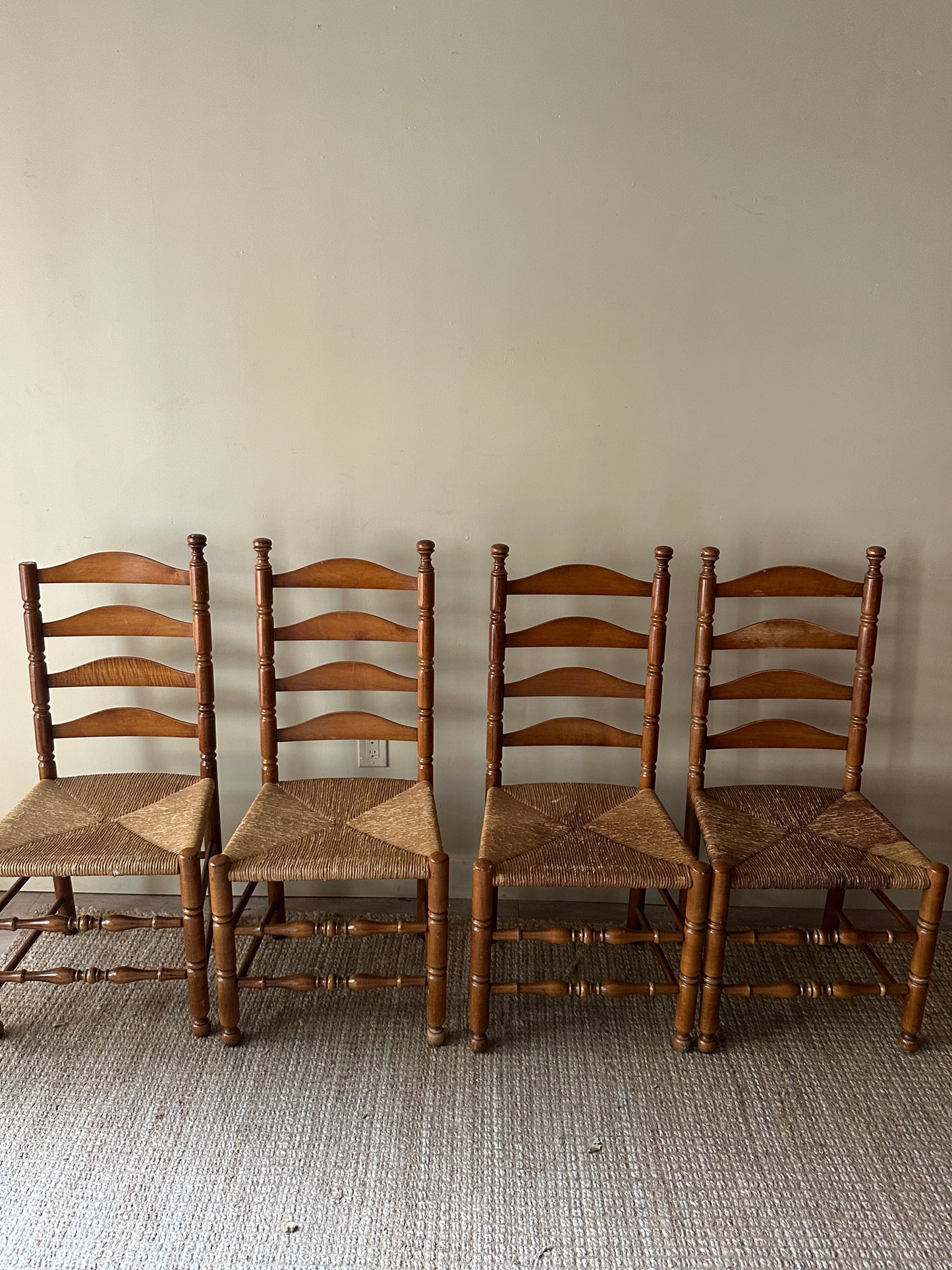 Rush dining chairs