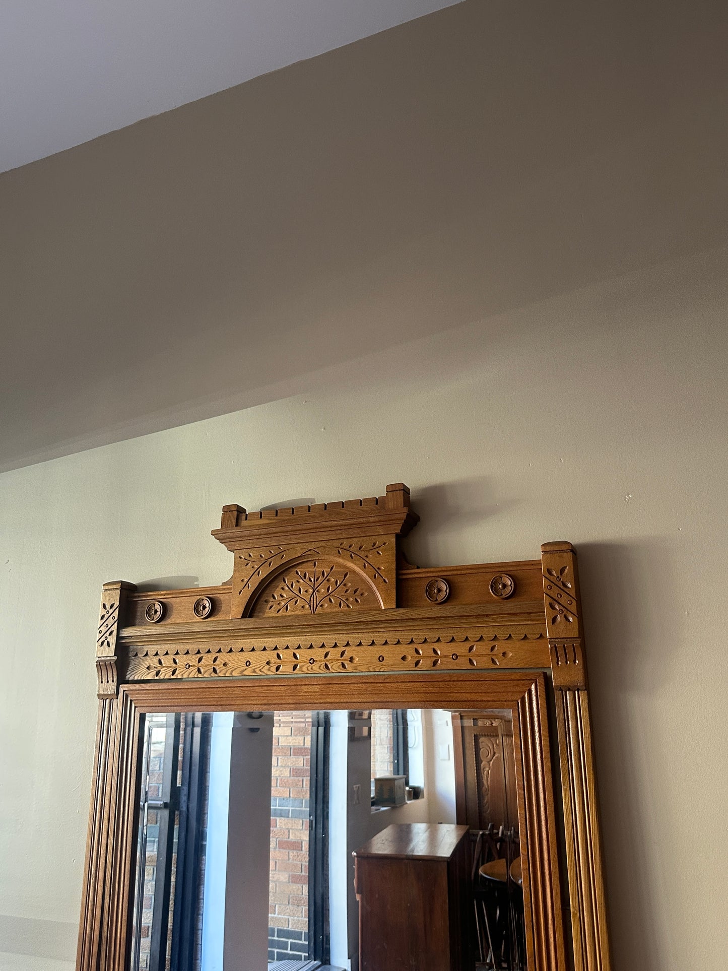 Eastlake dresser with mirror