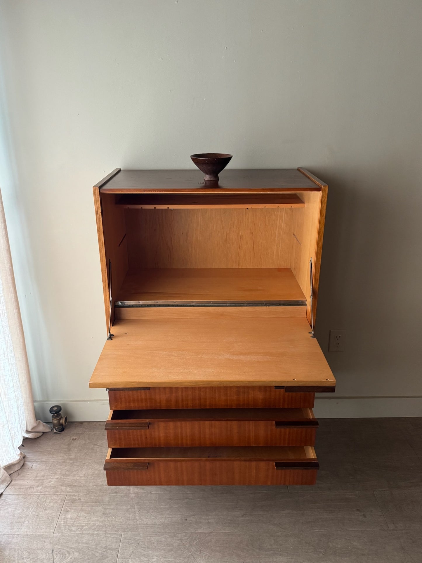 Frantisek Mezulanik for UP Zavody mahogany cabinet