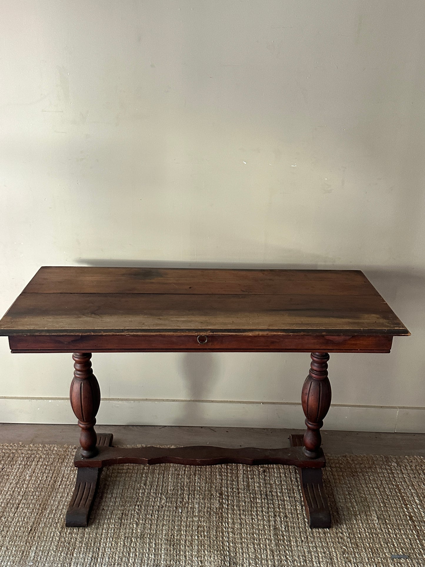 Pine console table