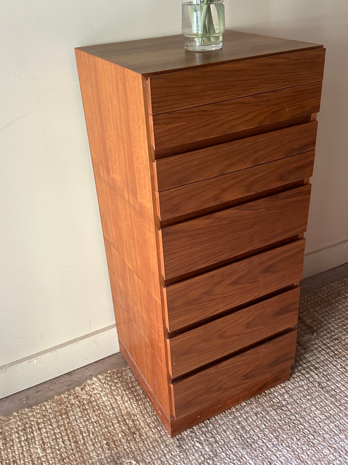 Teak lingerie dresser