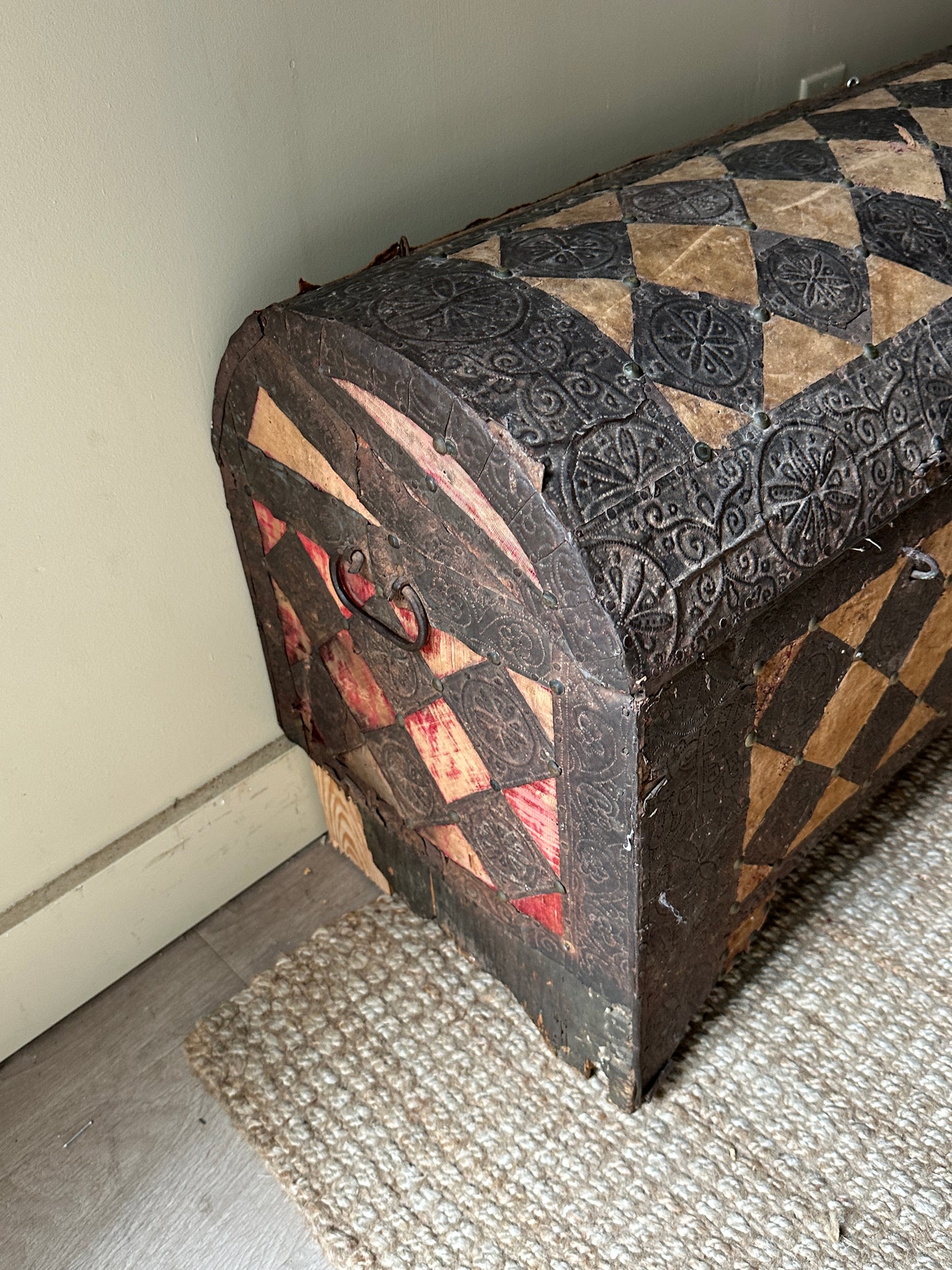Italian metal chest