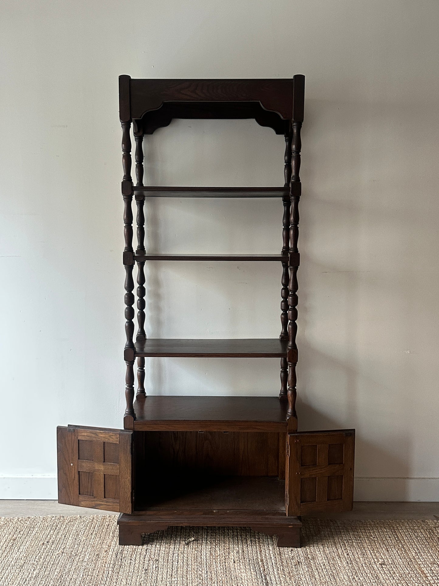 Dark oak shelf
