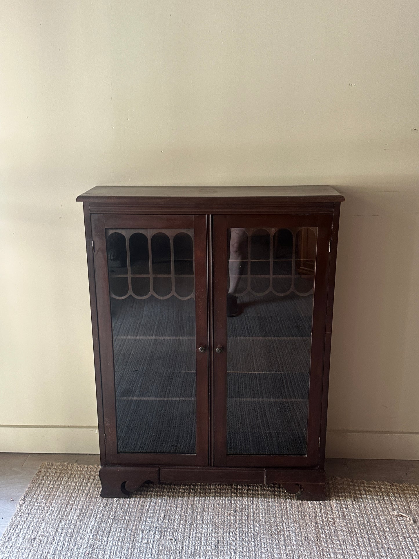 Mahogany display case
