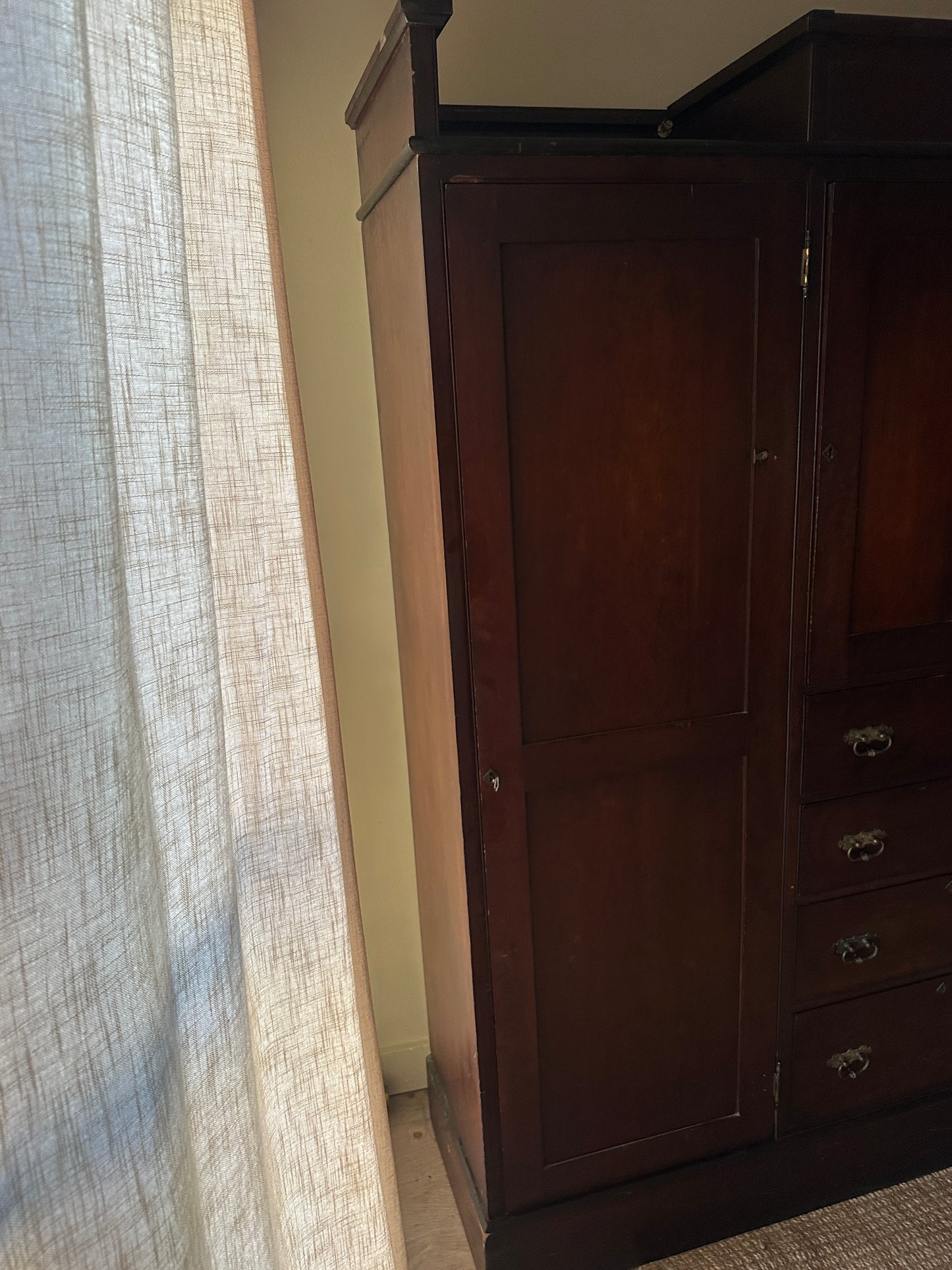 Mahogany armoire