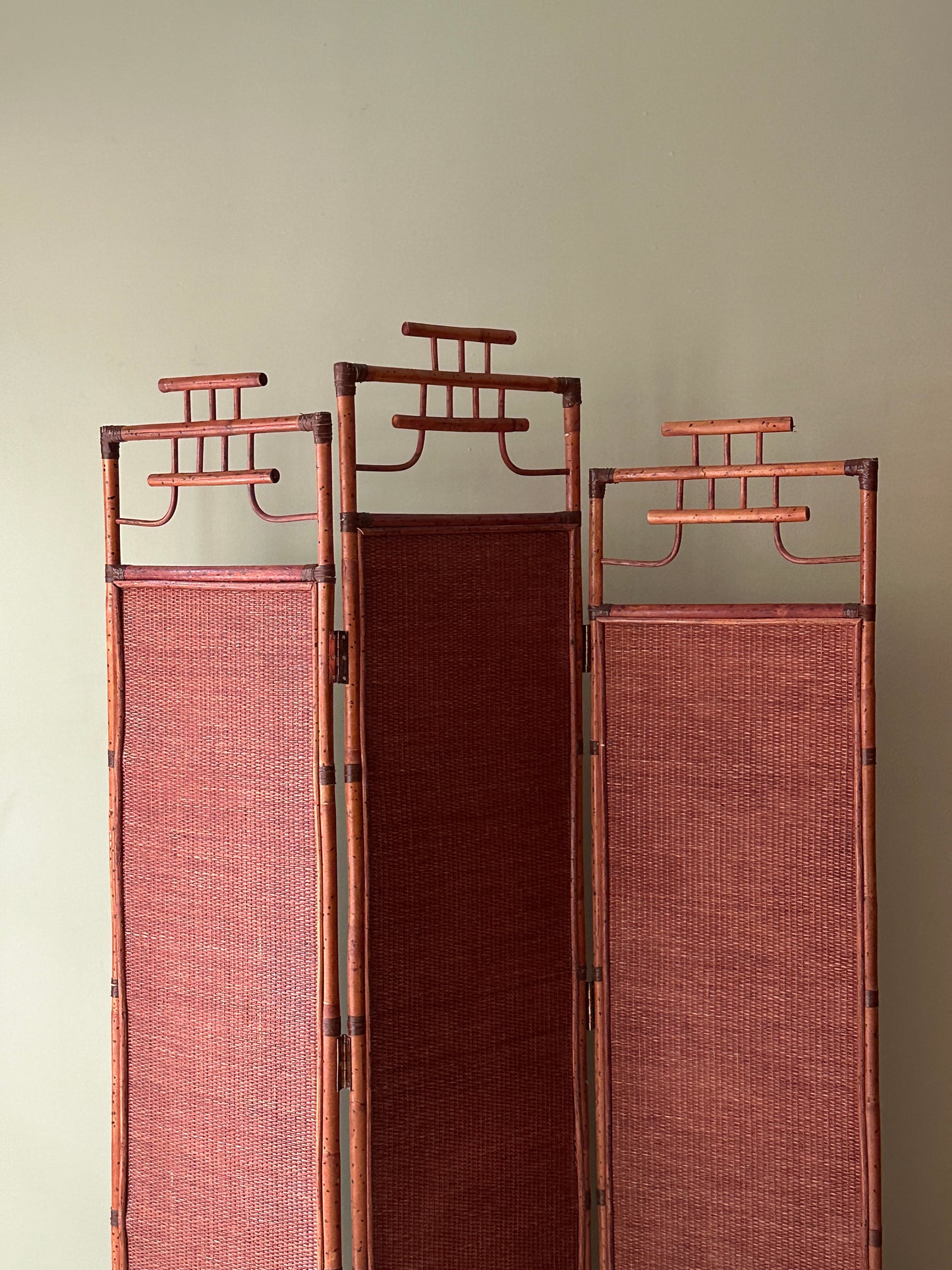 Rattan room divider