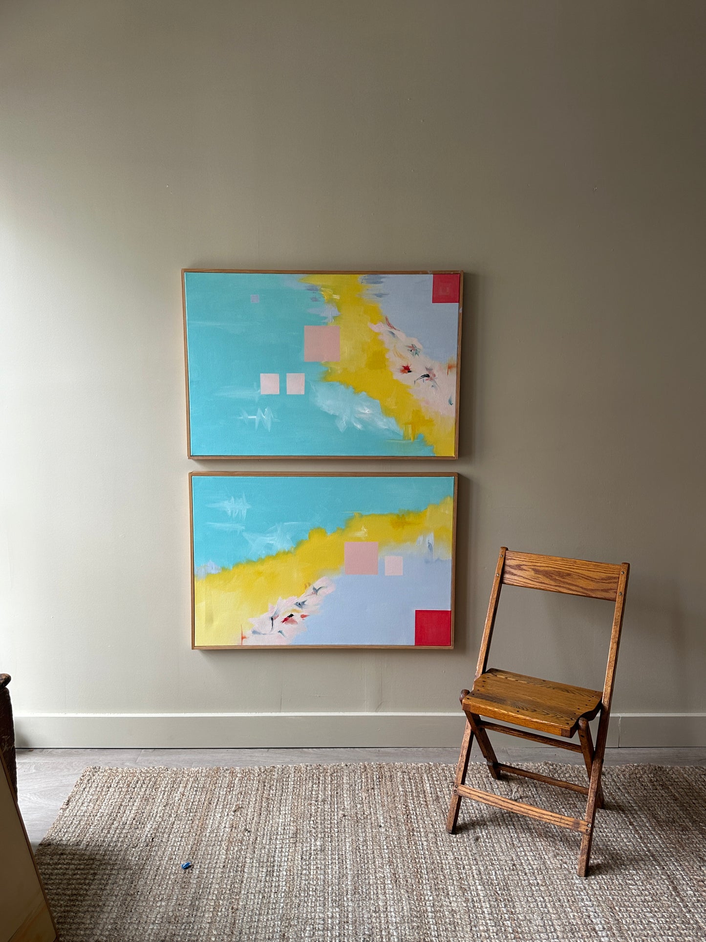 “Gemini I” painting by S. Klein