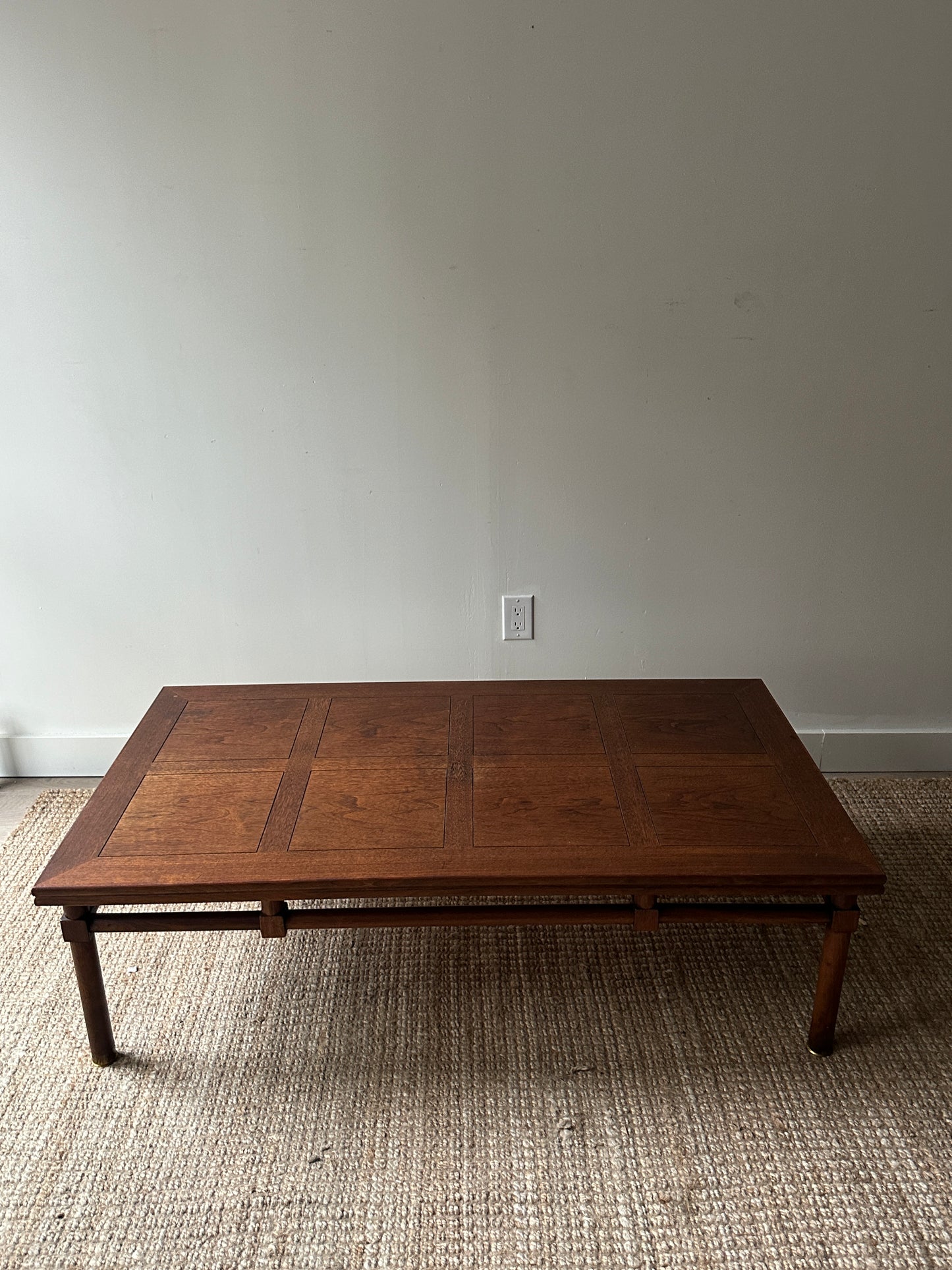 Walnut coffee table