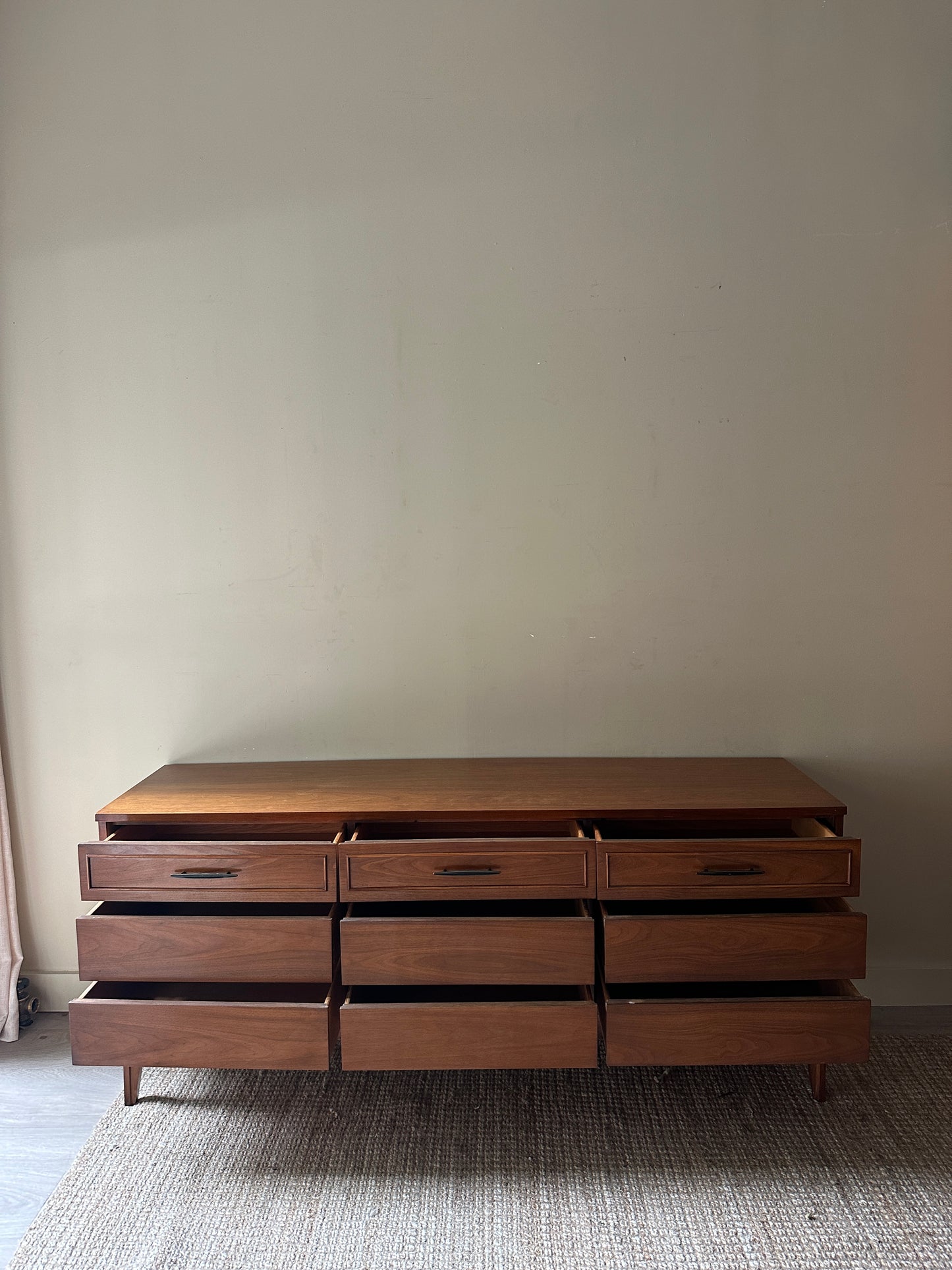 Walnut credenza