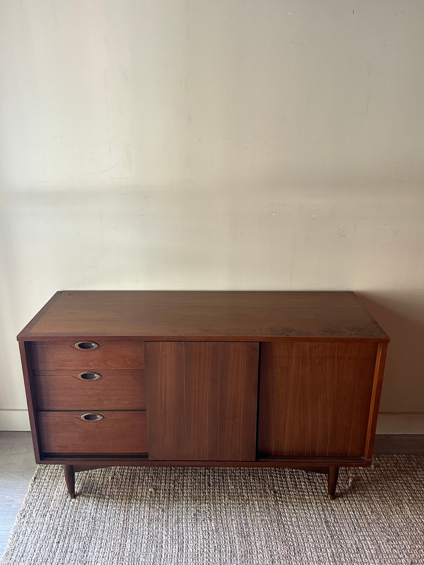Walnut credenza