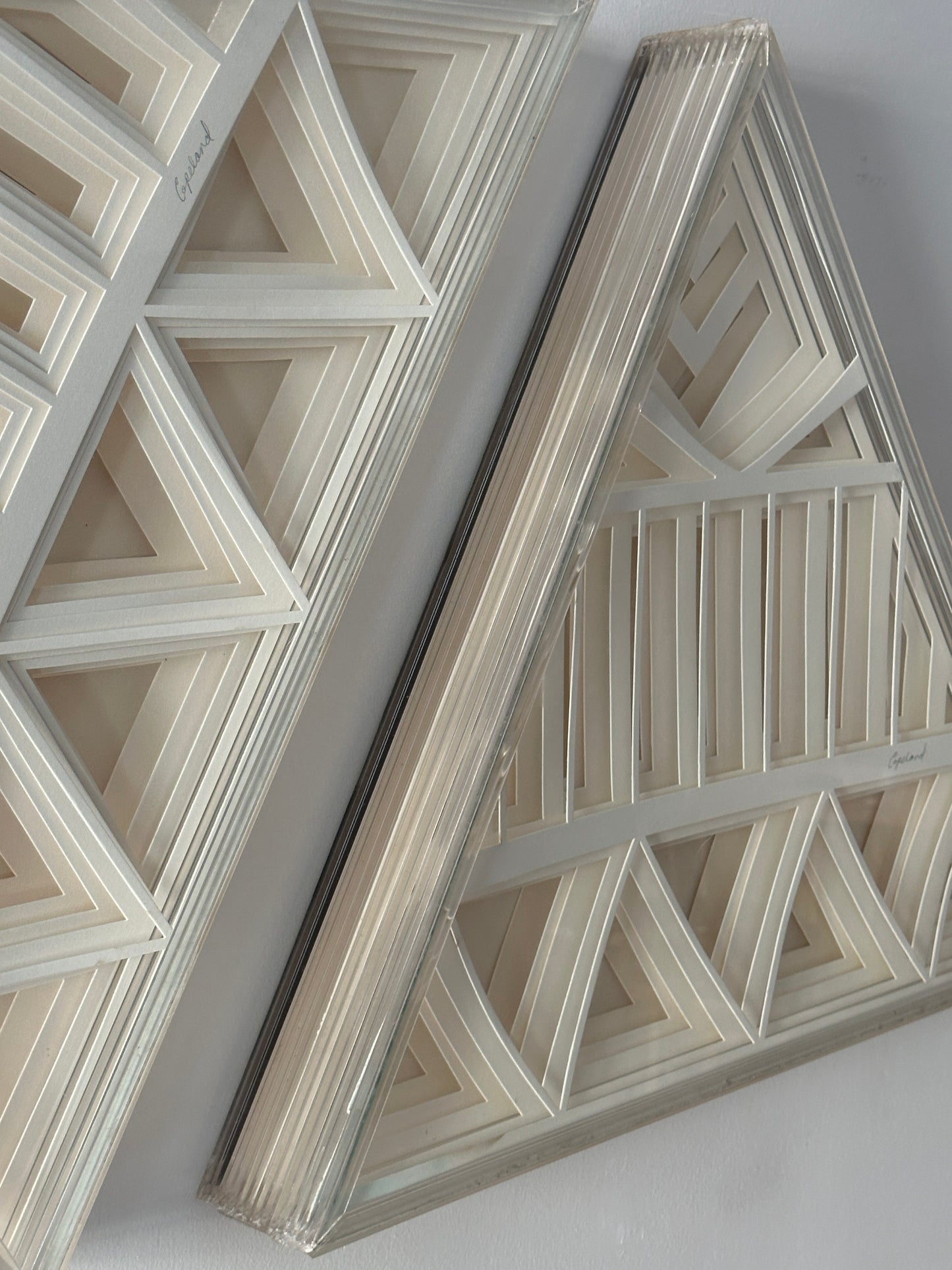 Greg Copeland 3D paper cut wall sculptures. Sold individually.