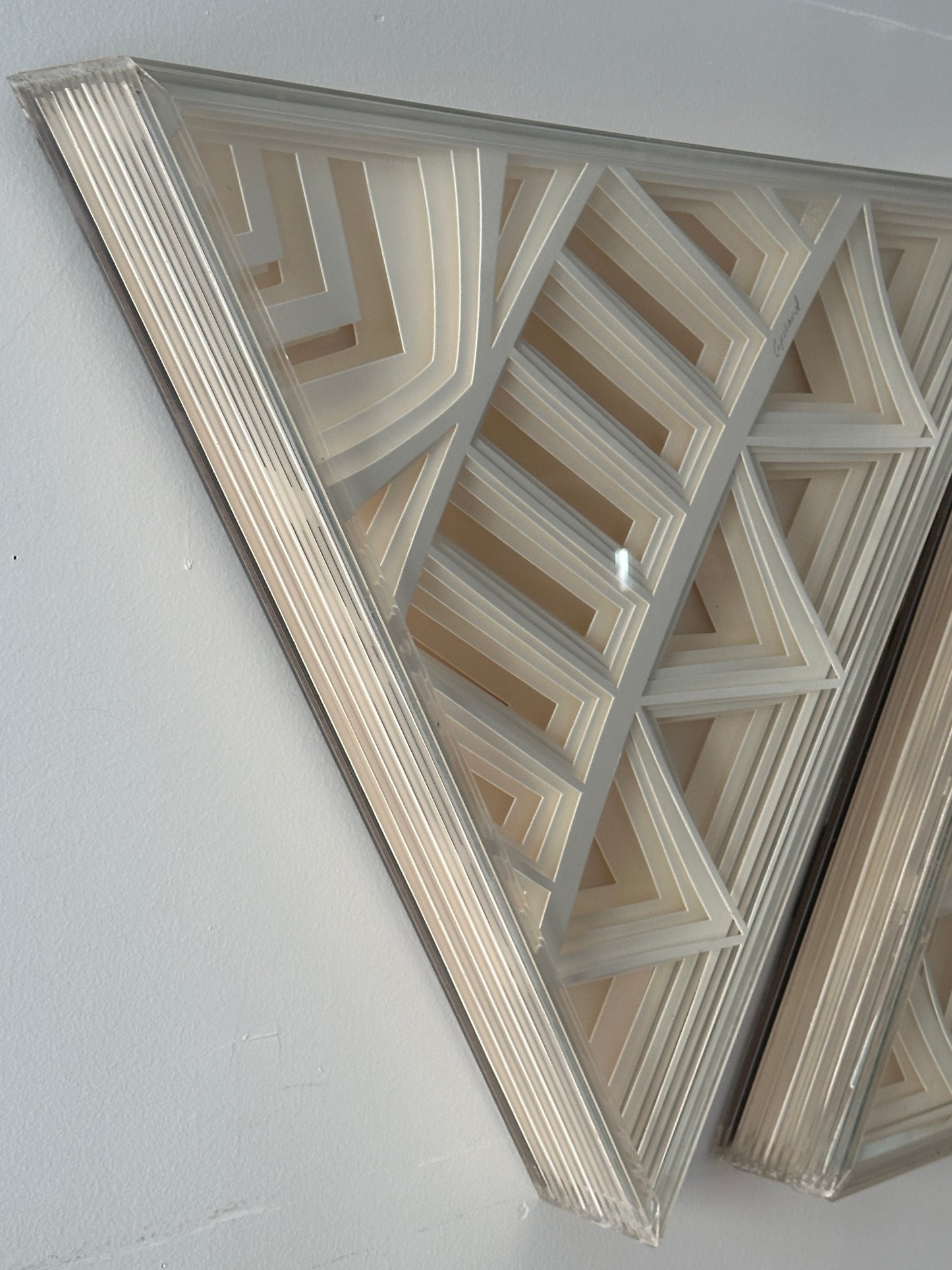 Greg Copeland 3D paper cut wall sculptures. Sold individually.