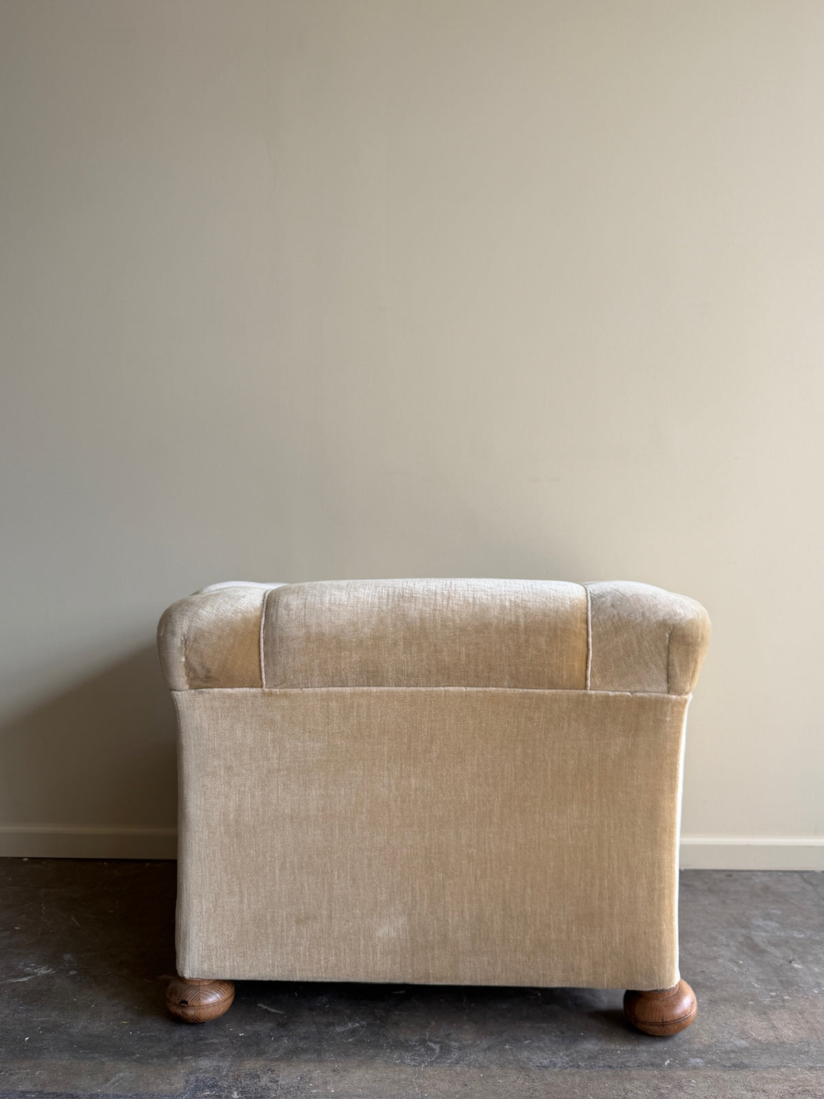 Dutch mohair lounge chair