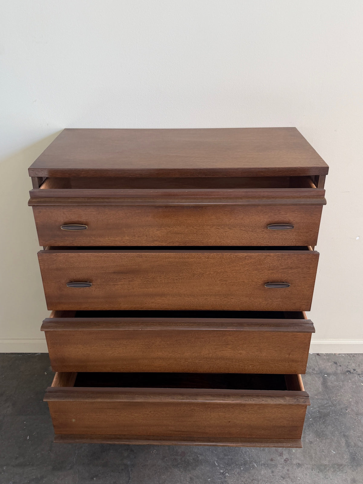 Bassett walnut dresser