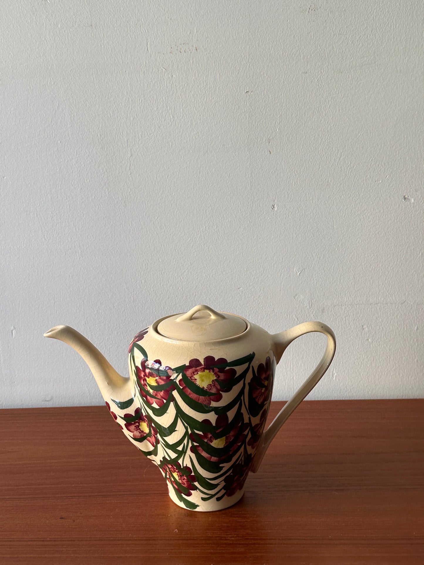 Floral teapot