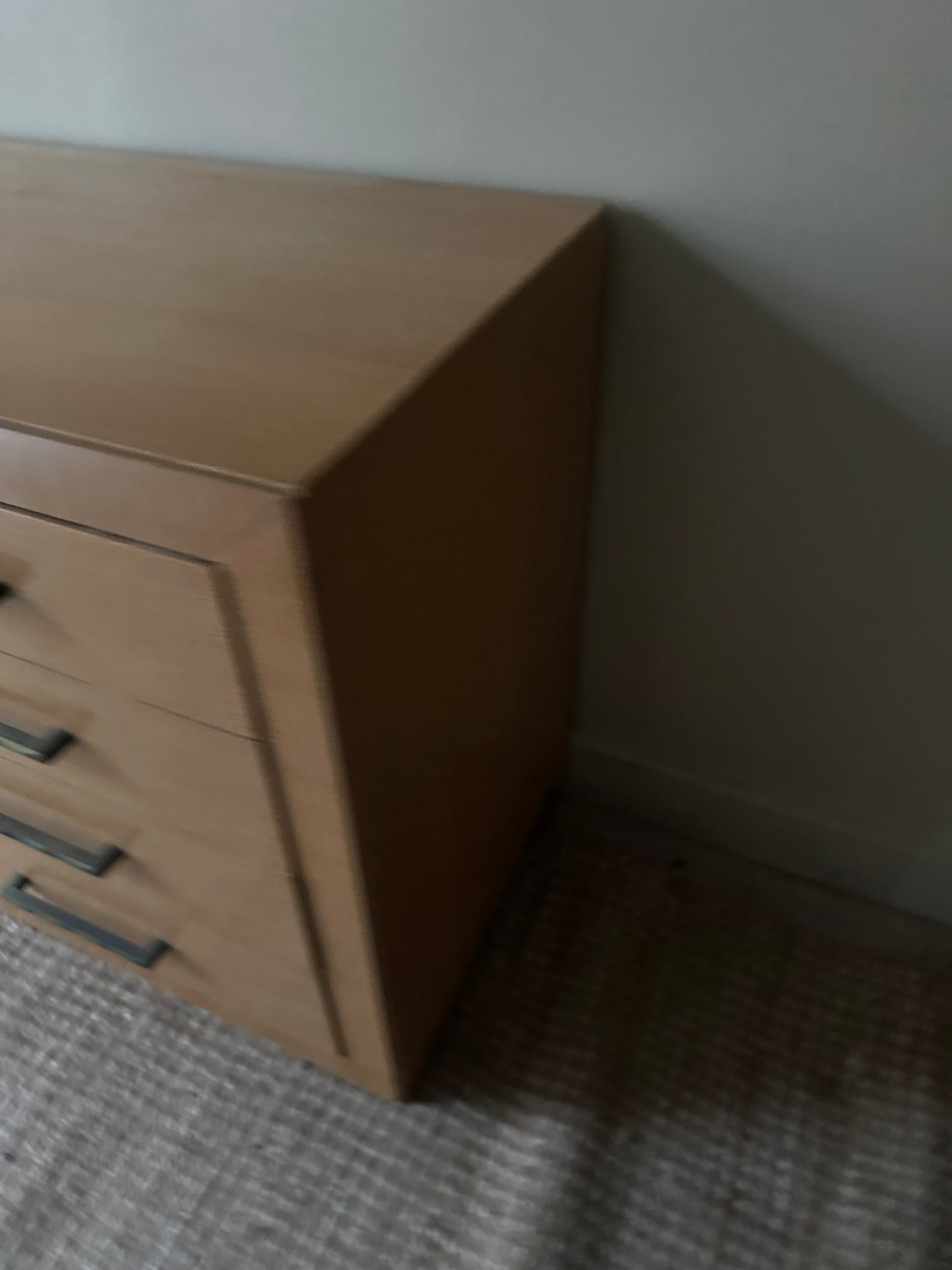 Robinson blonde oak credenza