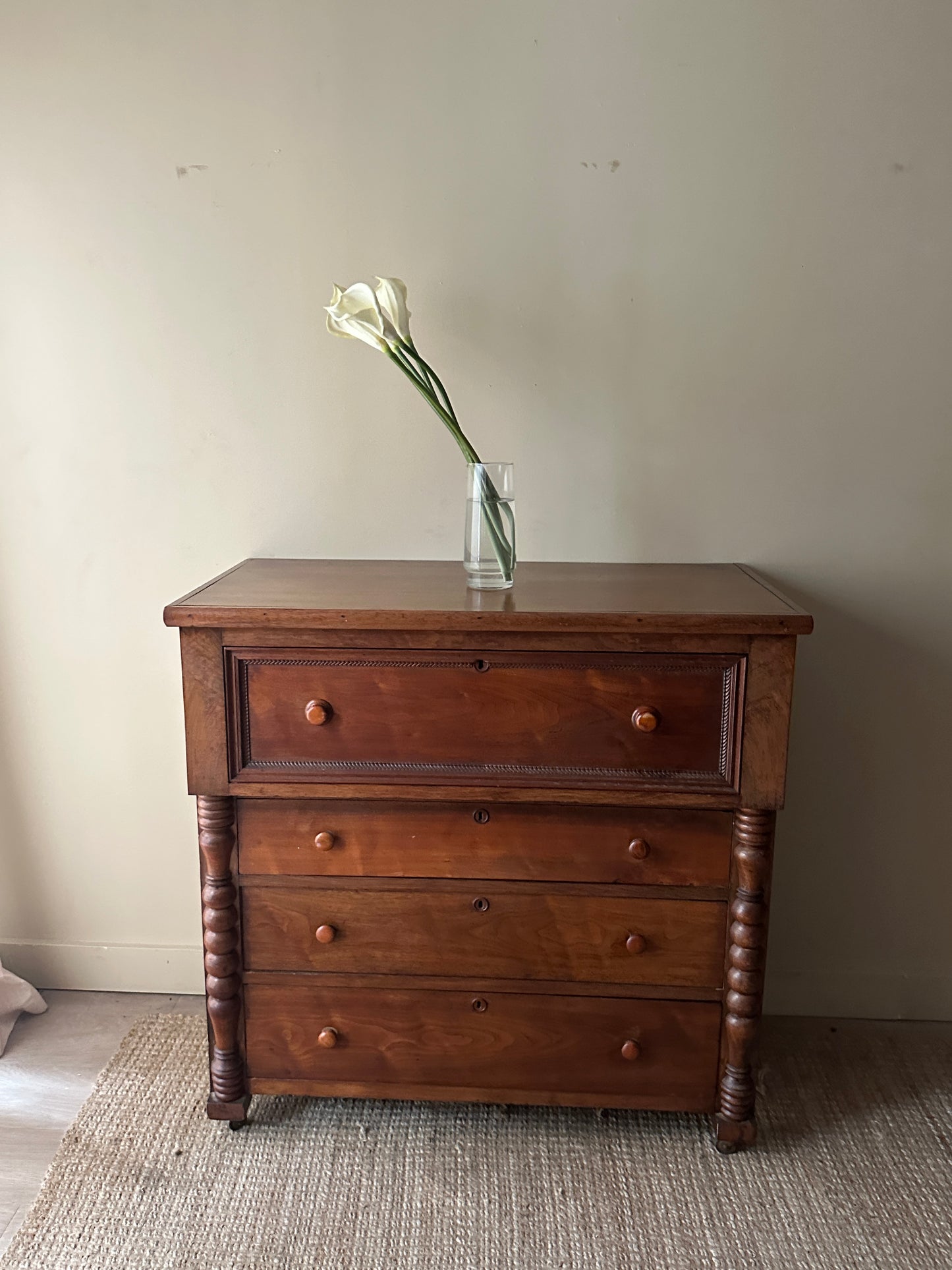 Walnut dresser