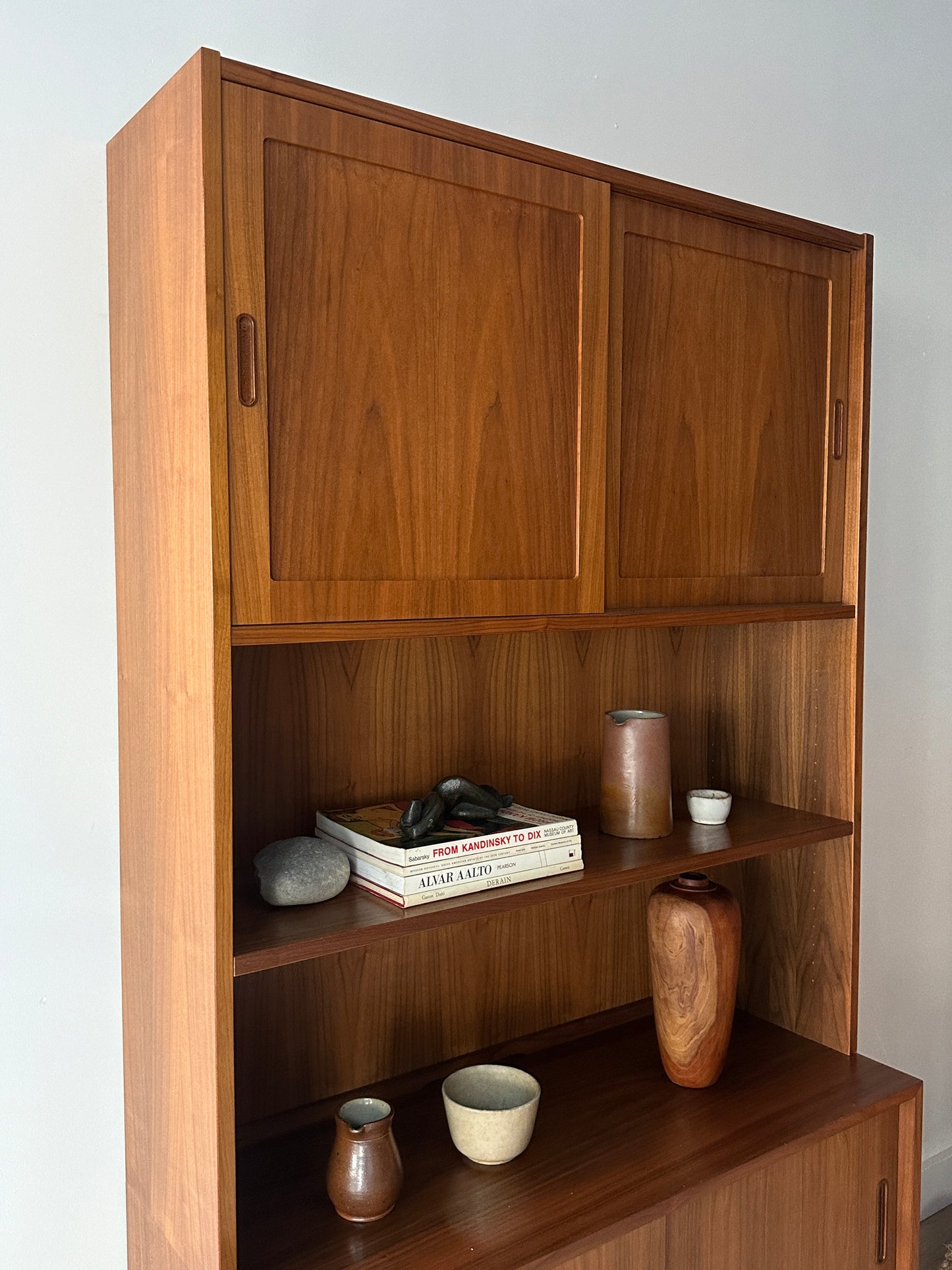 Two piece Hundevad teak unit