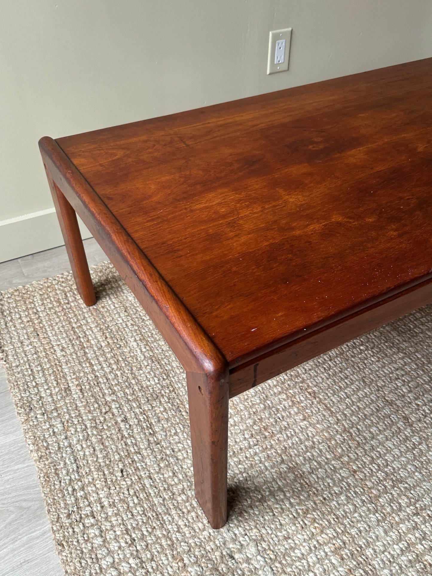 Walnut coffee table