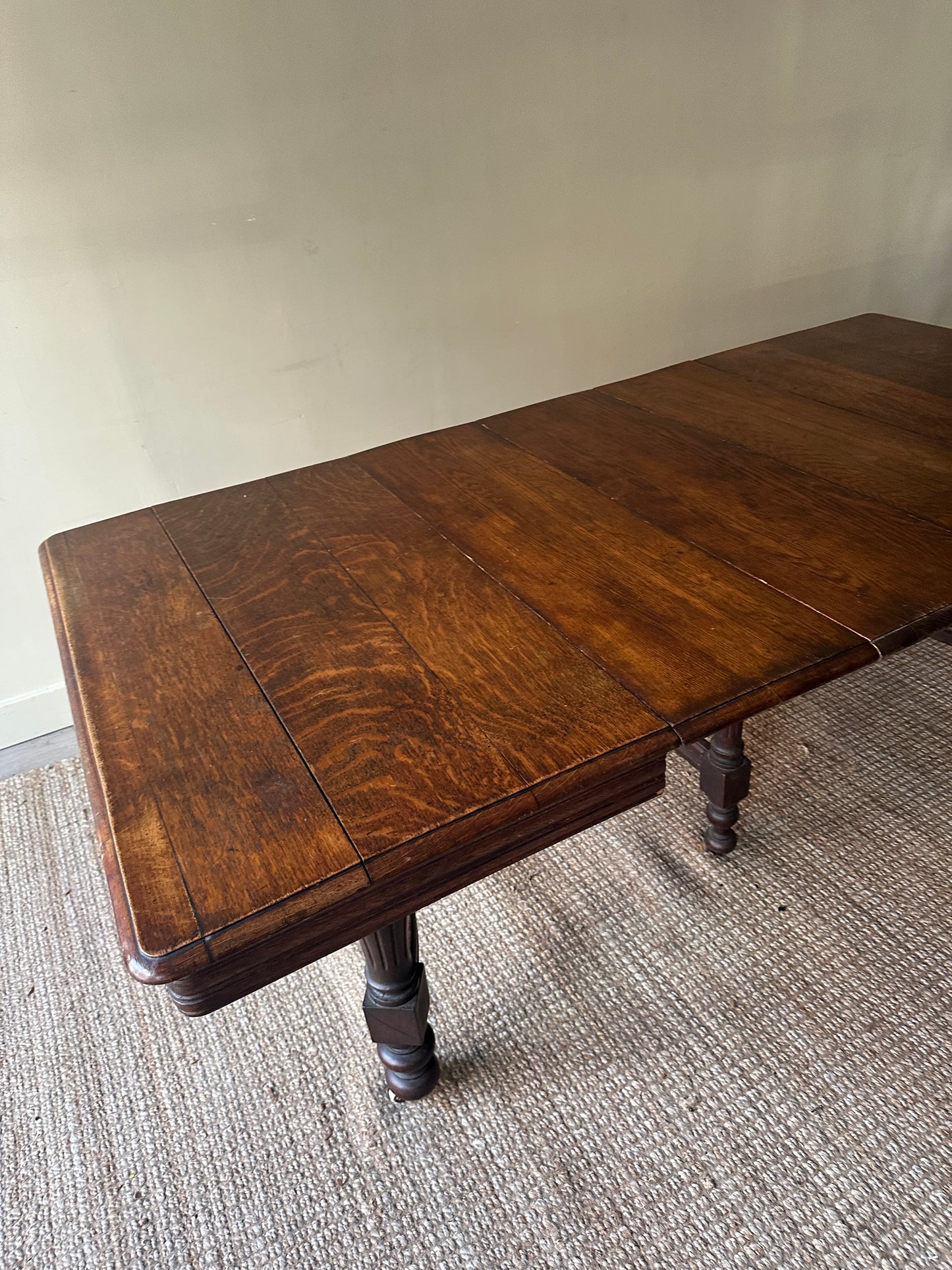Oak dining table
