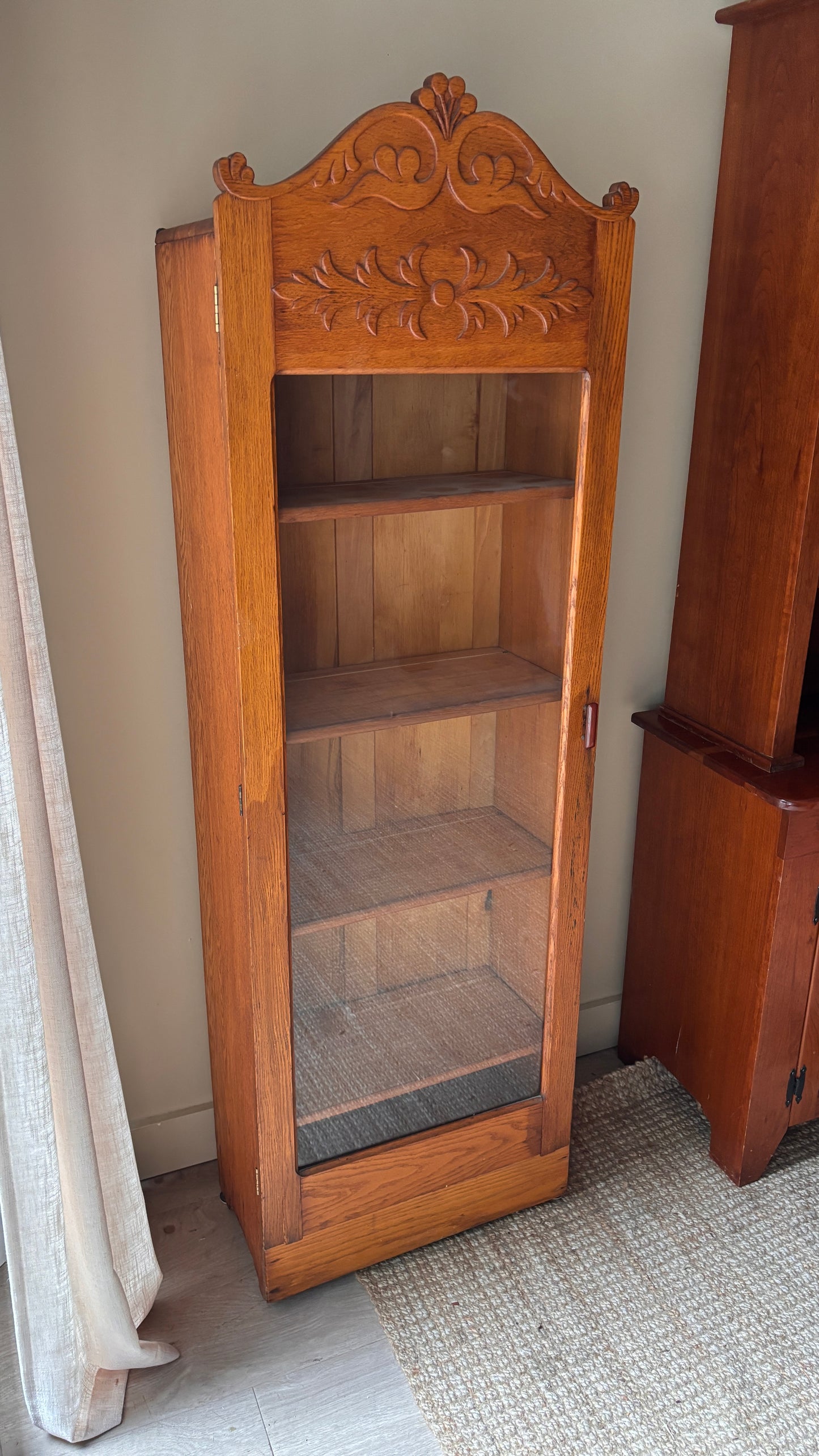 Oak Display bookcase