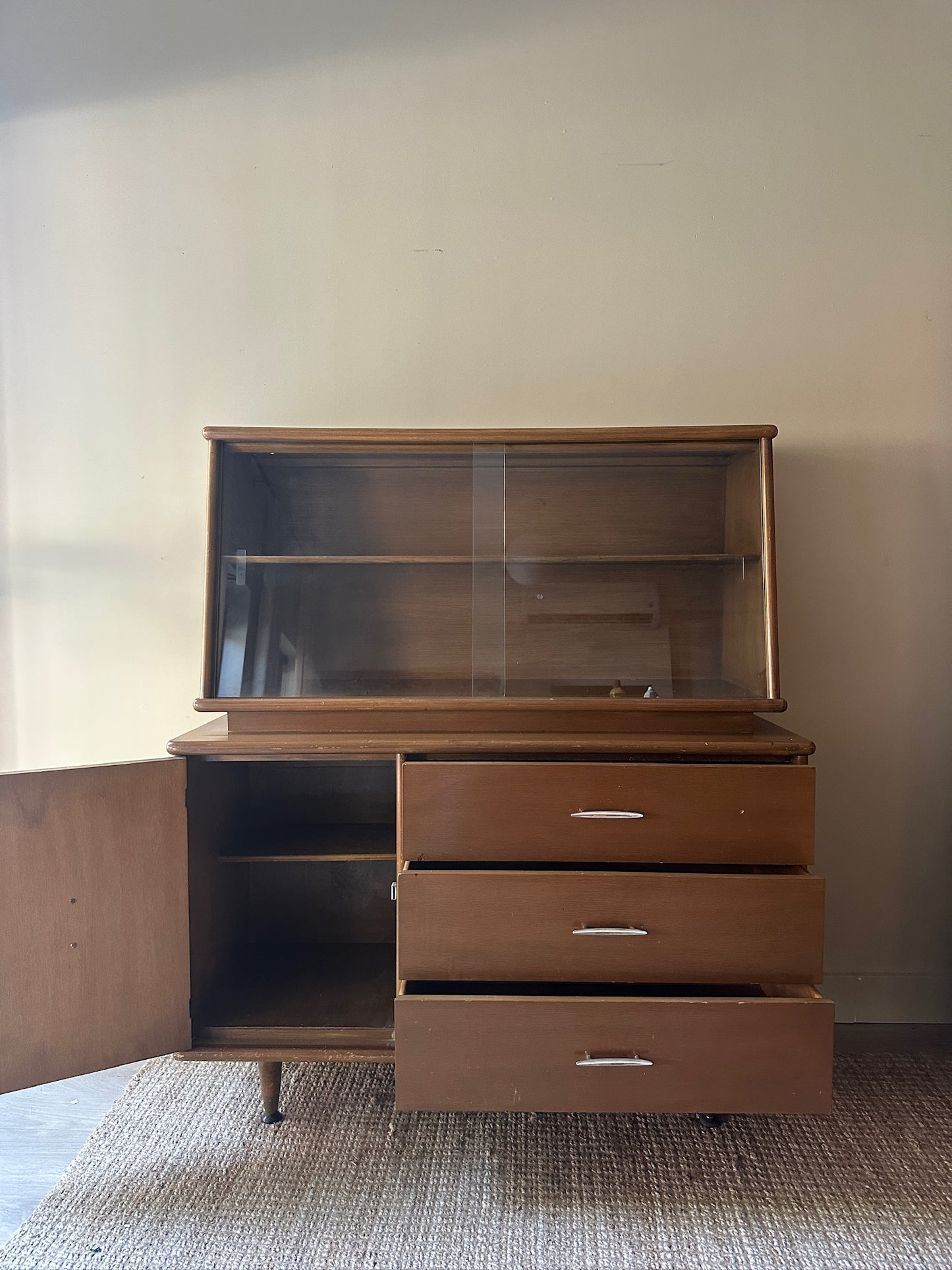 Walnut display case