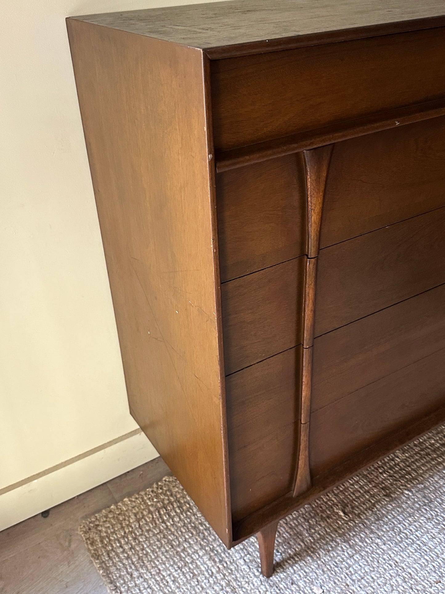 Walnut tallboy