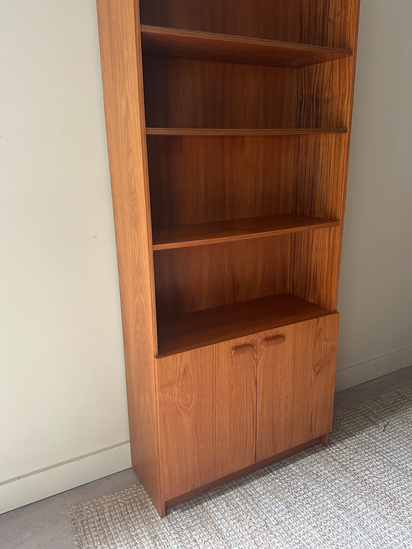 Danish teak bookshelf