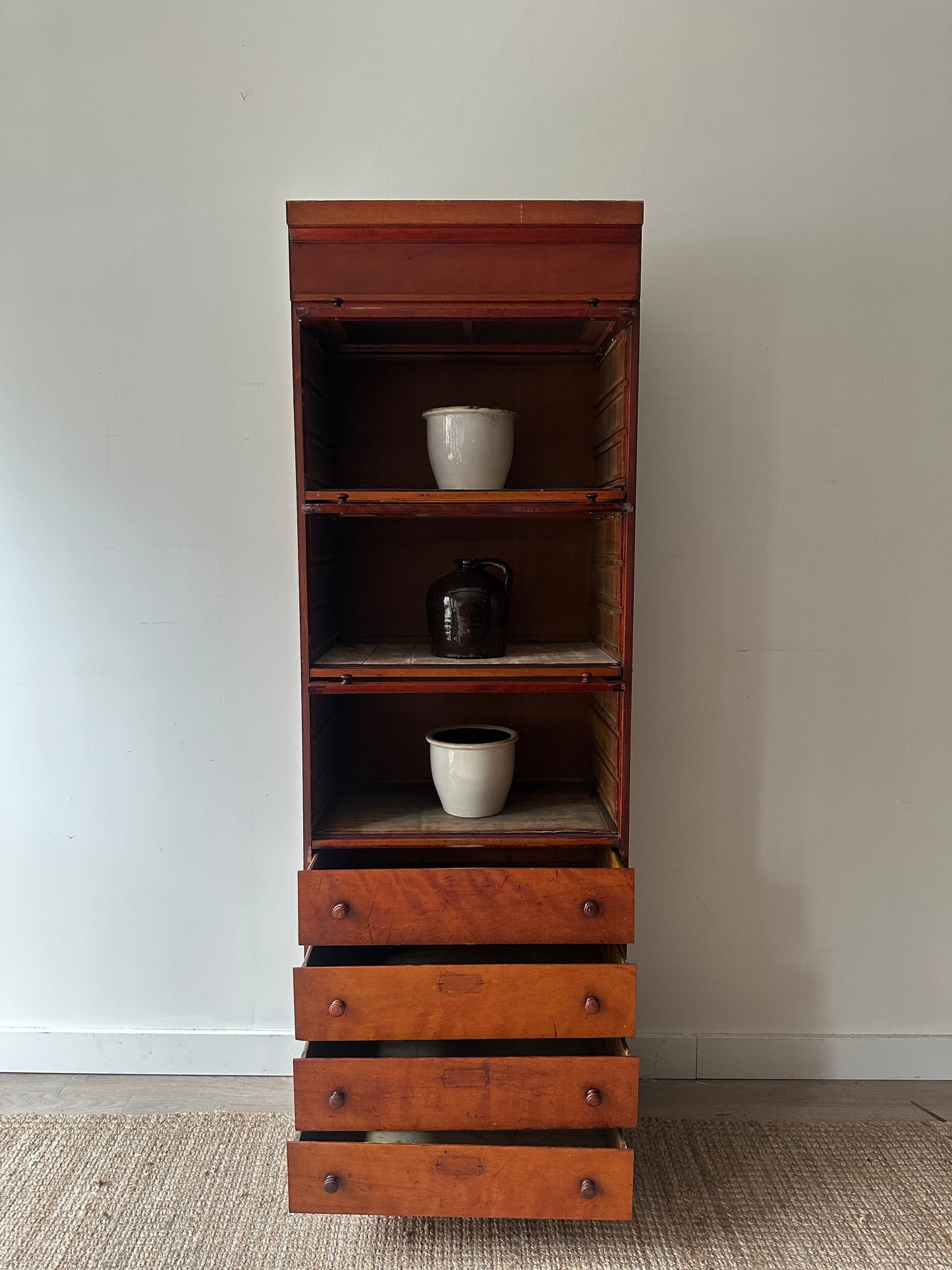 Maple barrister bookcase